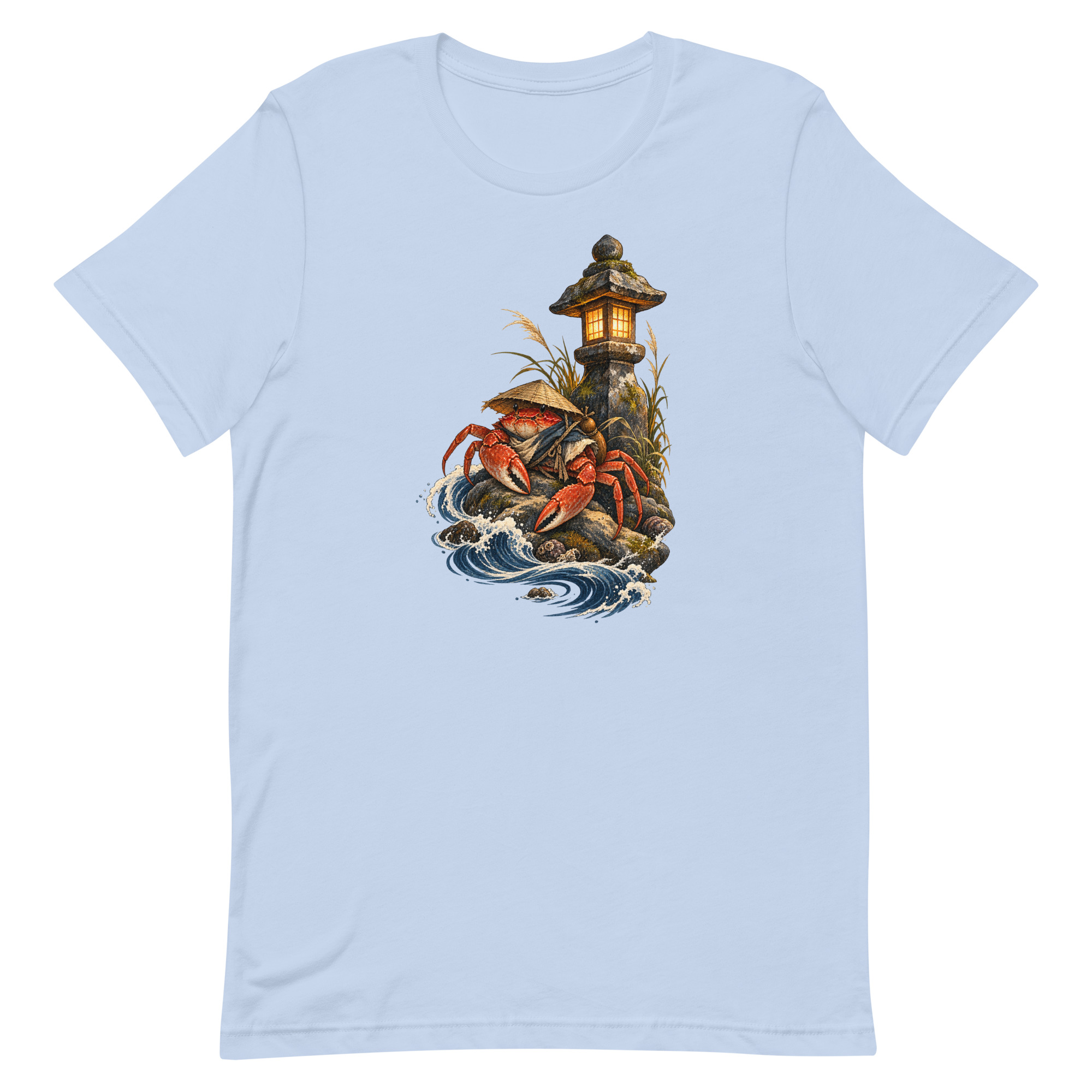 Crab Ronin Lantern Shore Japanese Art, Japanese Art Tee, Mythology Gift - Image 5