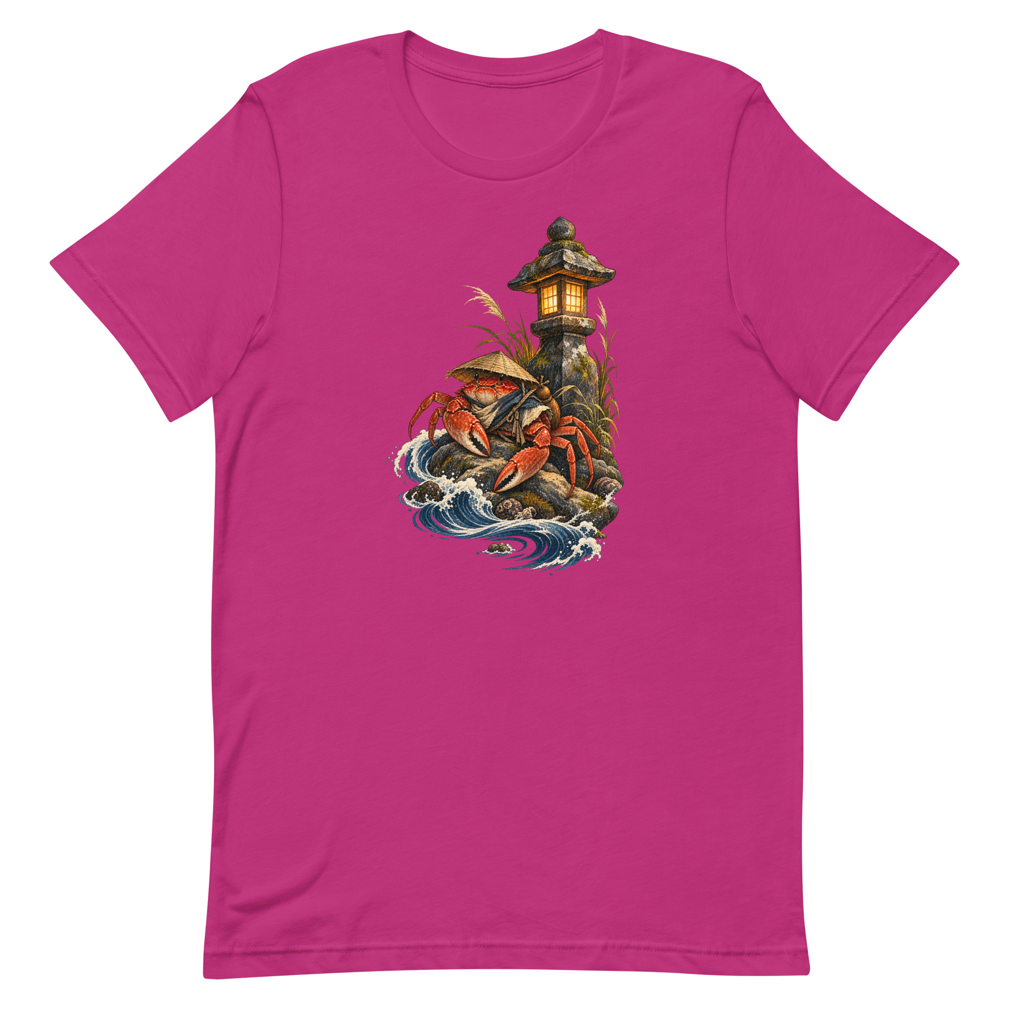 Crab Ronin Lantern Shore Japanese Art, Japanese Art Tee, Mythology Gift - Image 6