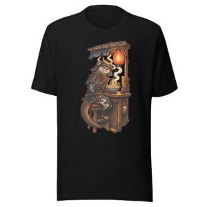 Otter Ramen Lantern Stall Japanese Noodle Shop Art