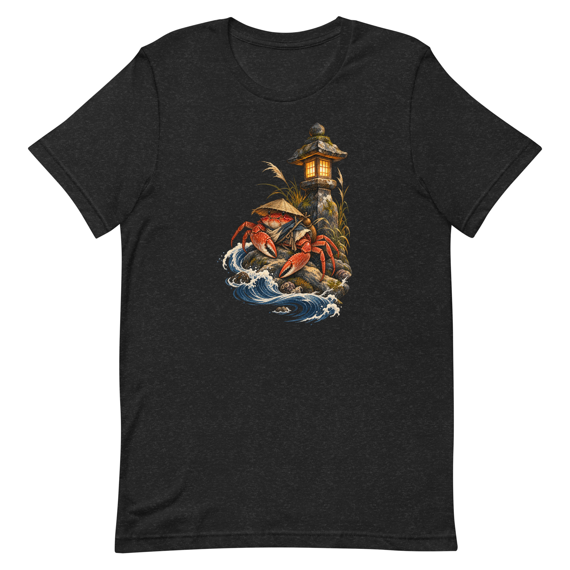 Crab Ronin Lantern Shore Japanese Art, Japanese Art Tee, Mythology Gift - Image 7
