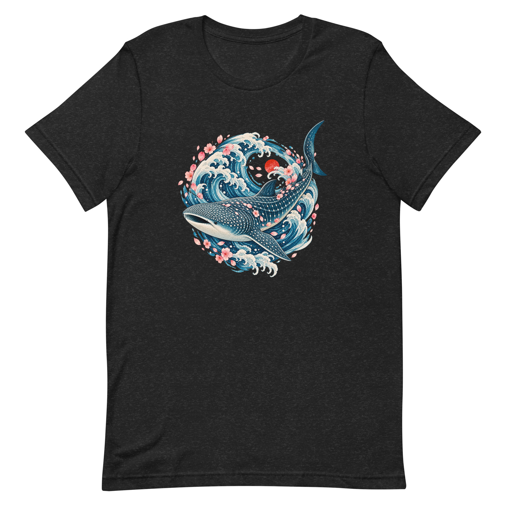 Whale Shark Sakura Current Japanese Art, Japanese Art Tee, Mythology Gift - Image 9