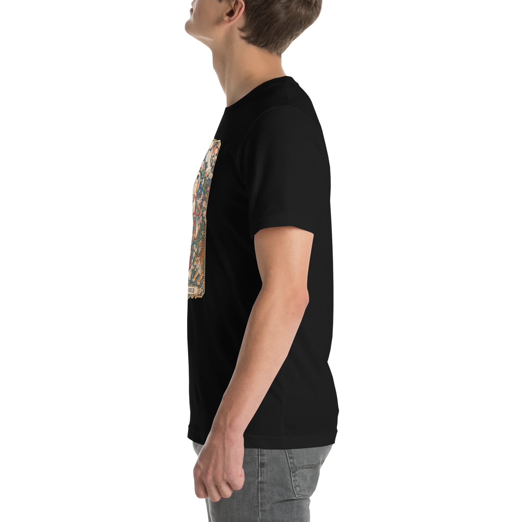 The World Shrine Cat Tarot Japanese Art T-Shirt - Image 119