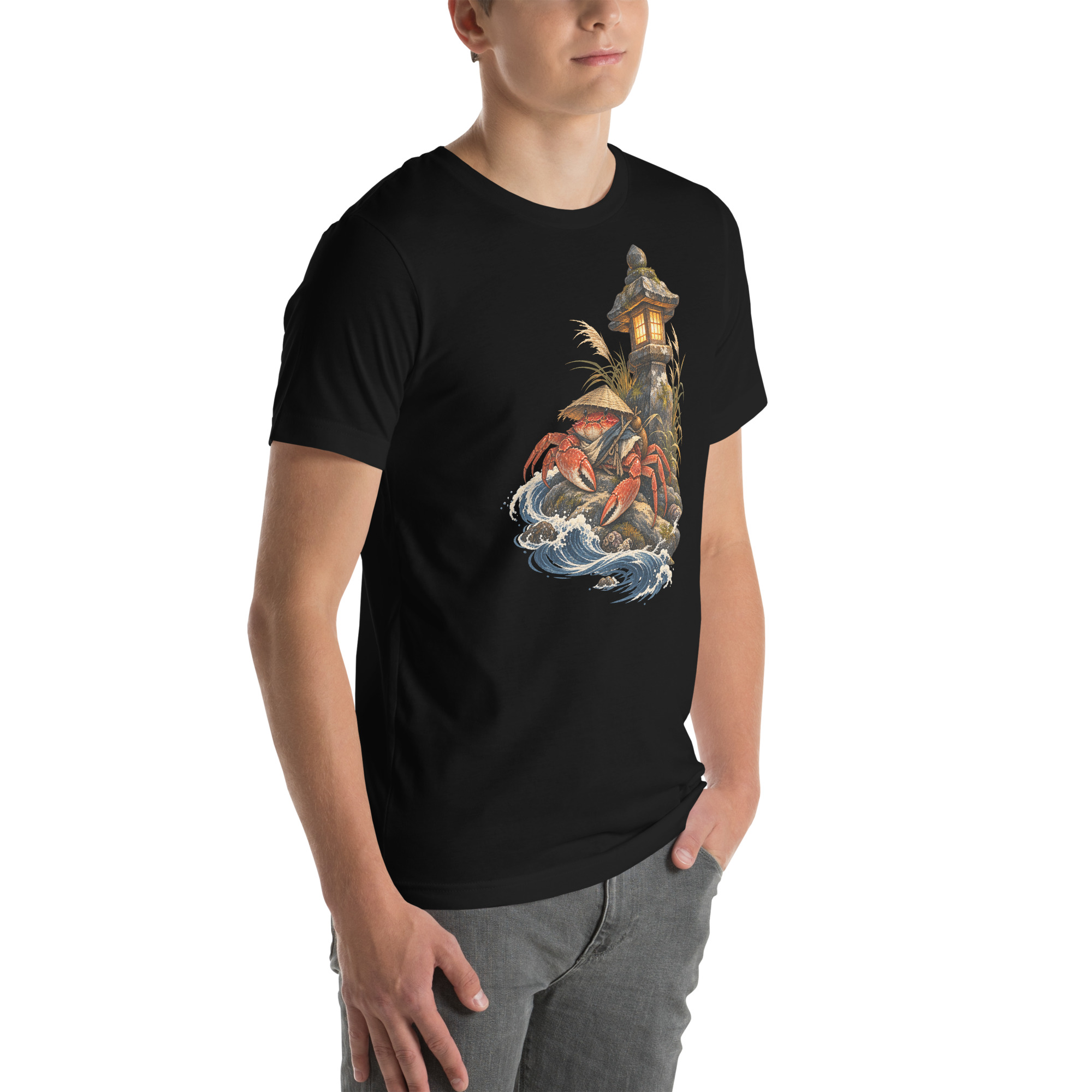 Crab Ronin Lantern Shore Japanese Art, Japanese Art Tee, Mythology Gift - Image 97