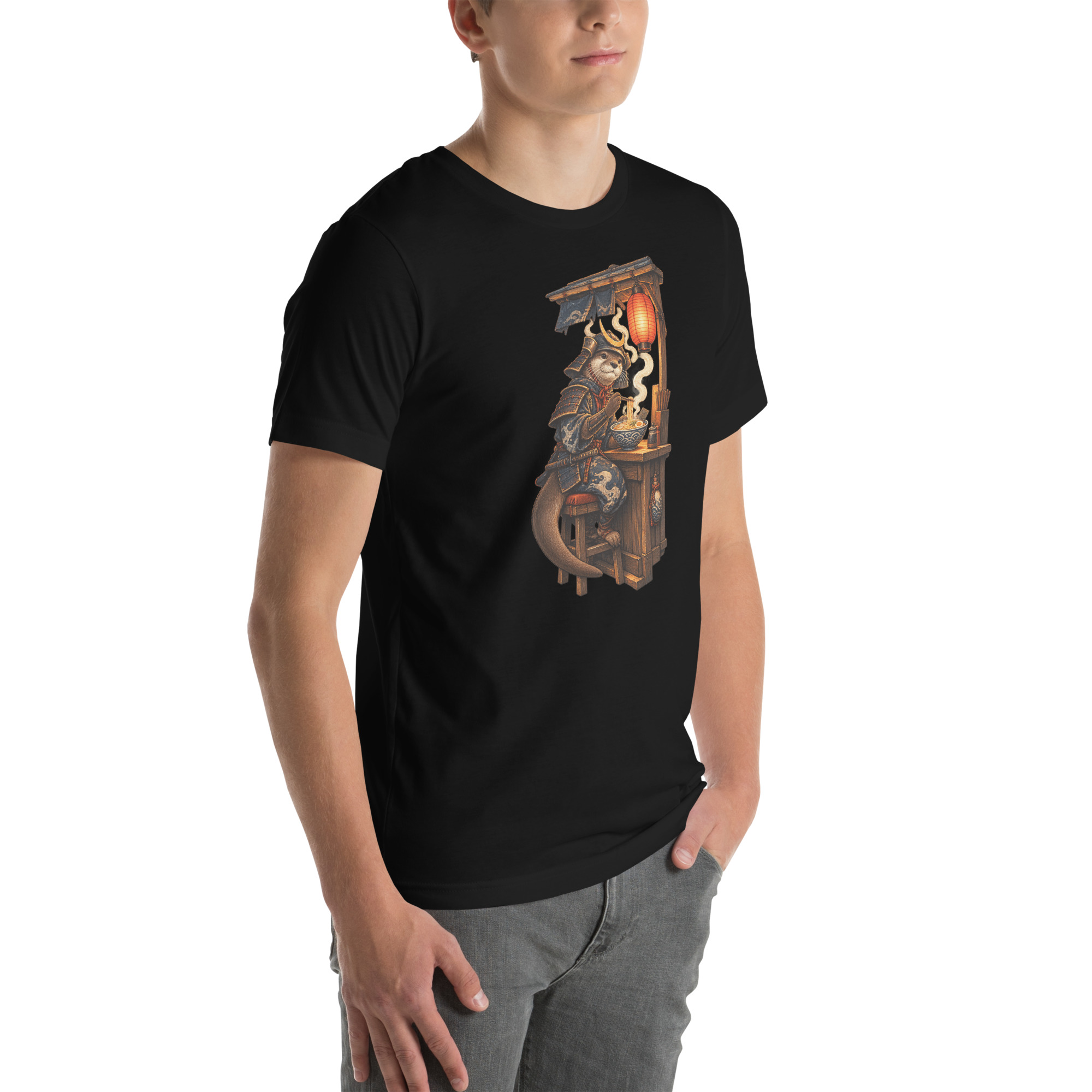 Otter Ramen Lantern Stall Japanese Noodle Shop Art - Image 20