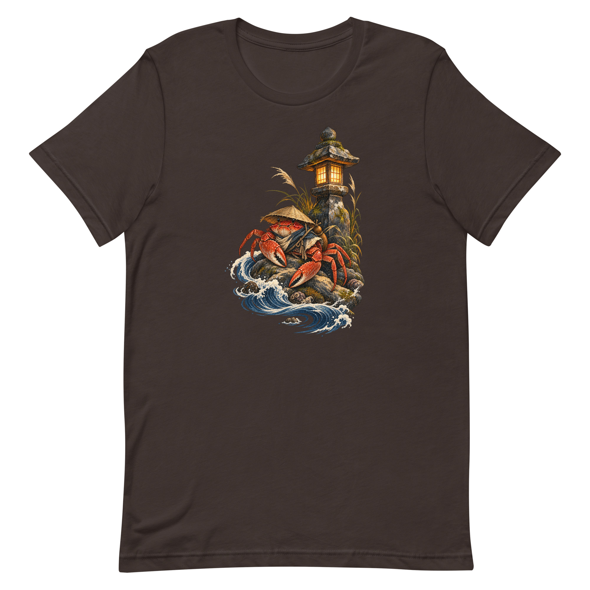 Crab Ronin Lantern Shore Japanese Art, Japanese Art Tee, Mythology Gift - Image 8