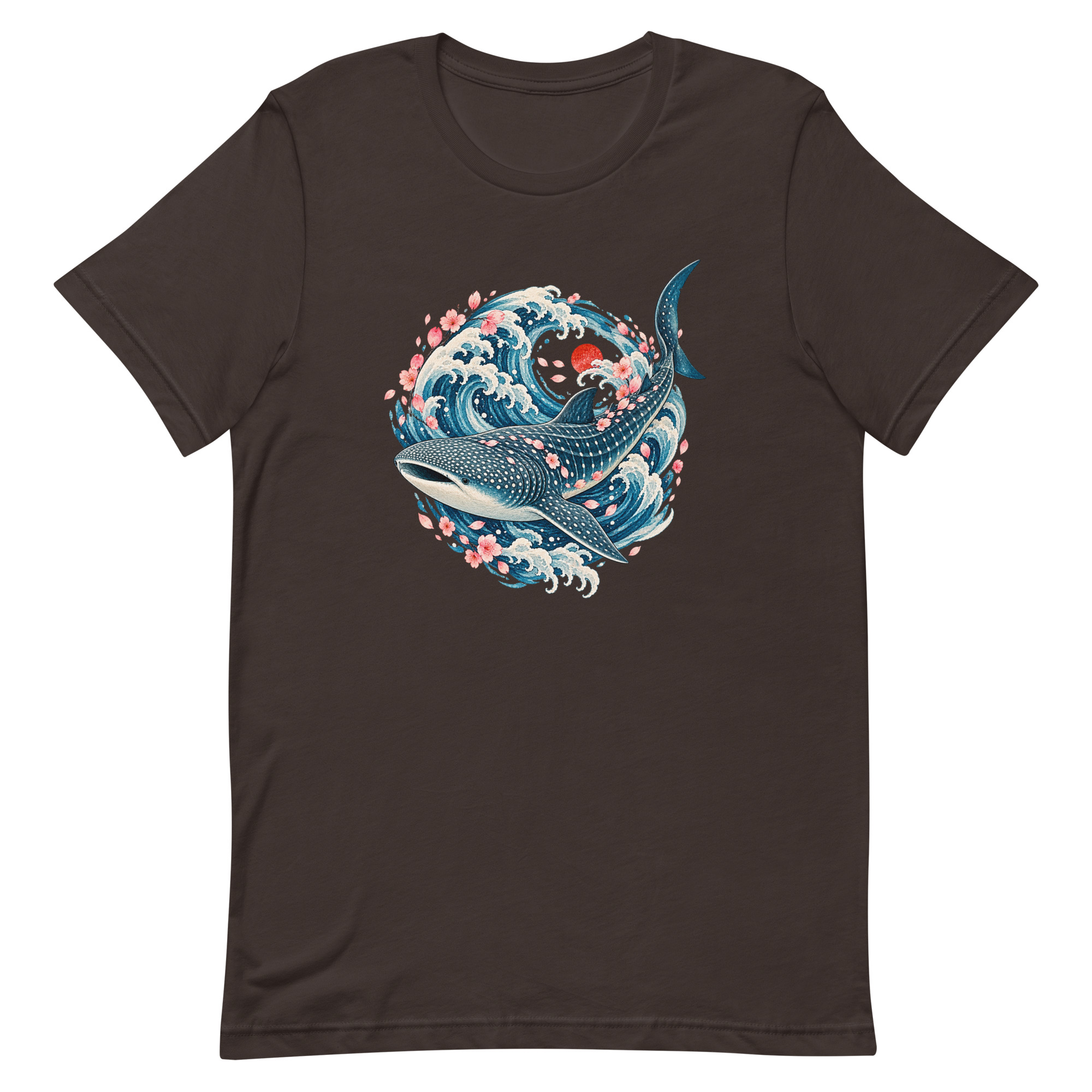 Whale Shark Sakura Current Japanese Art, Japanese Art Tee, Mythology Gift - Image 10