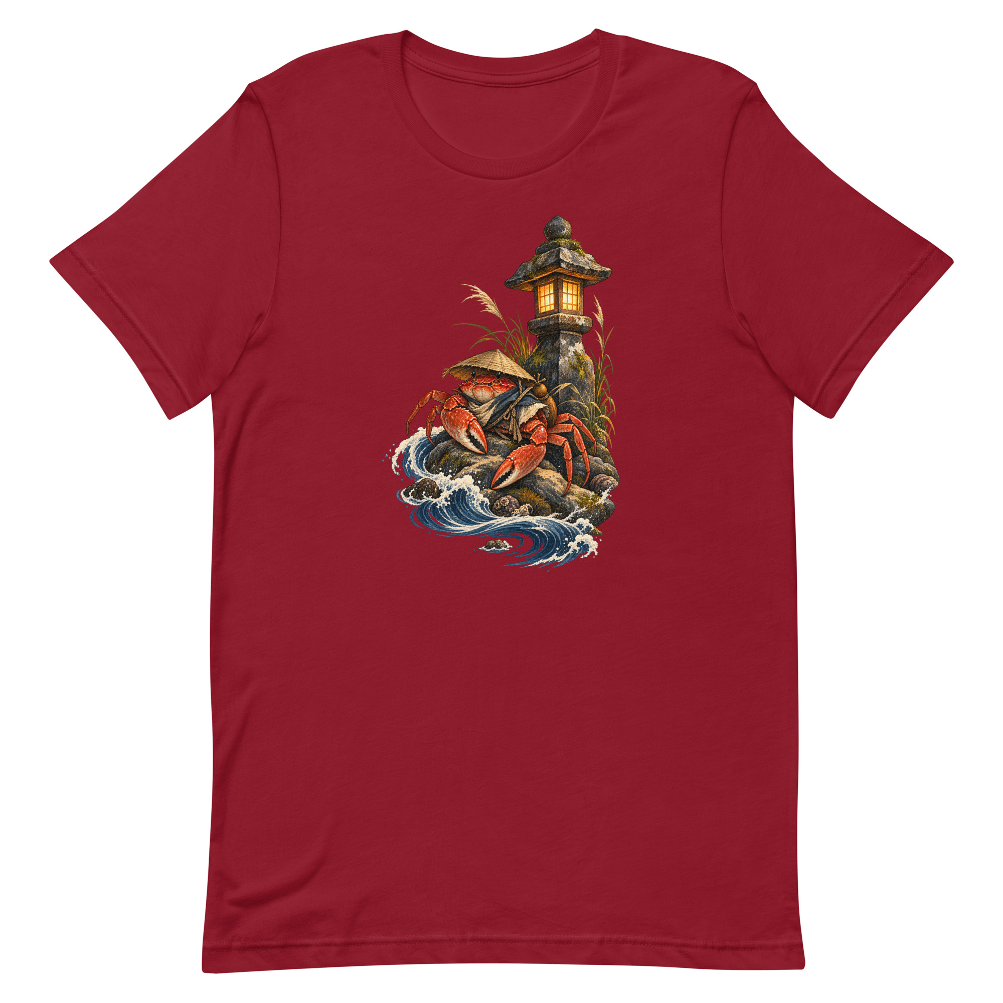 Crab Ronin Lantern Shore Japanese Art, Japanese Art Tee, Mythology Gift - Image 10