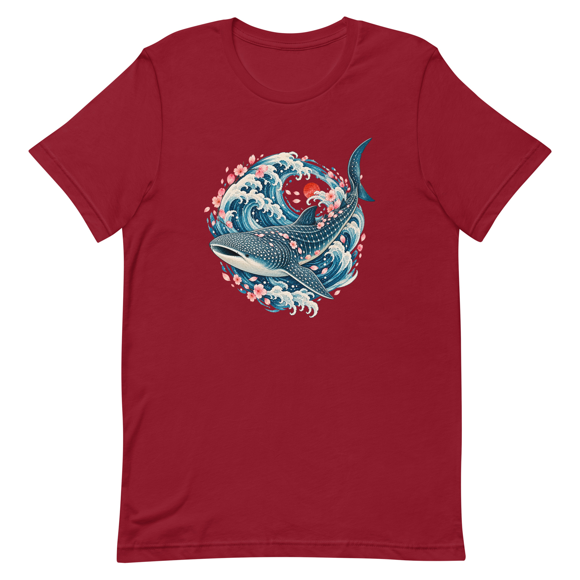 Whale Shark Sakura Current Japanese Art, Japanese Art Tee, Mythology Gift - Image 12