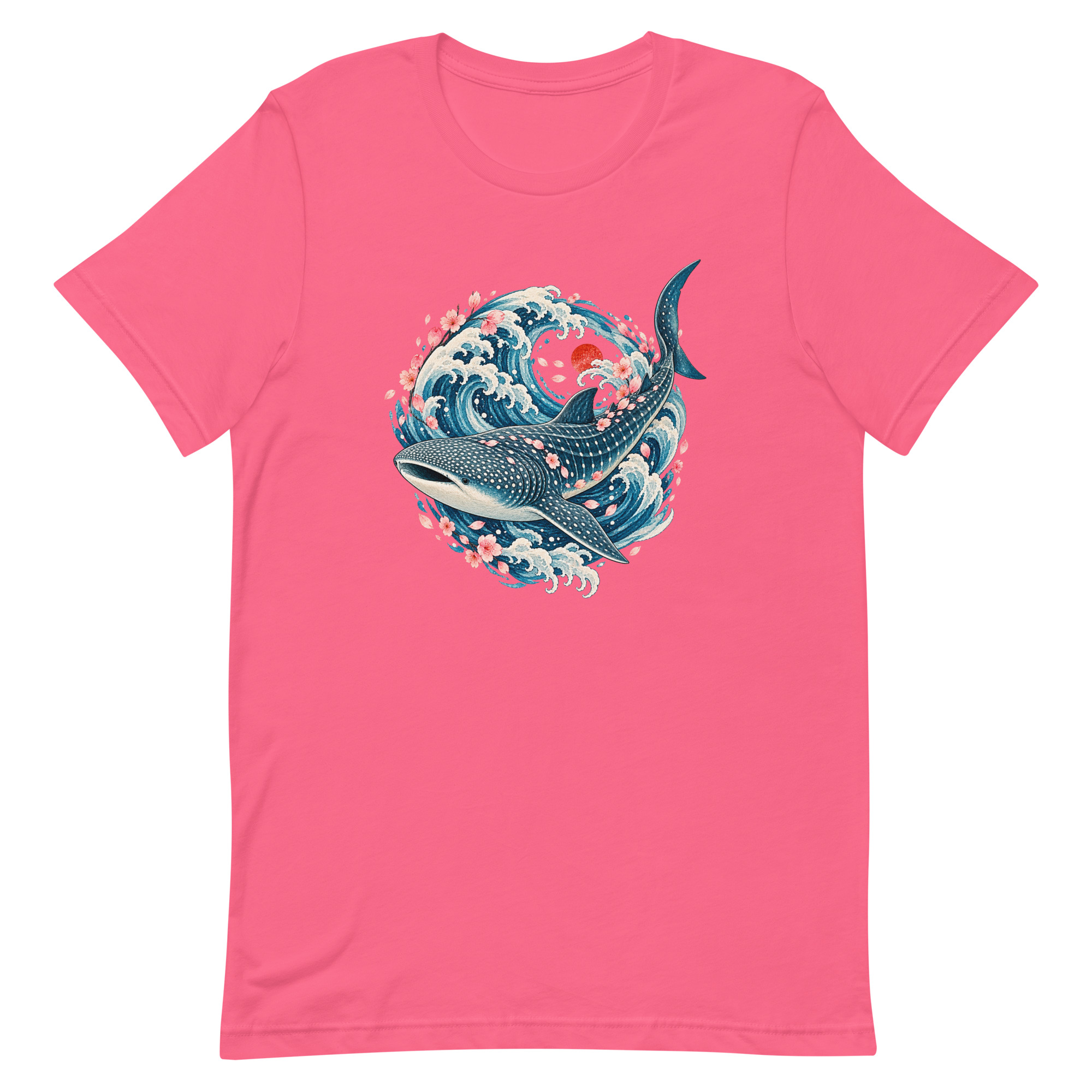Whale Shark Sakura Current Japanese Art, Japanese Art Tee, Mythology Gift - Image 74