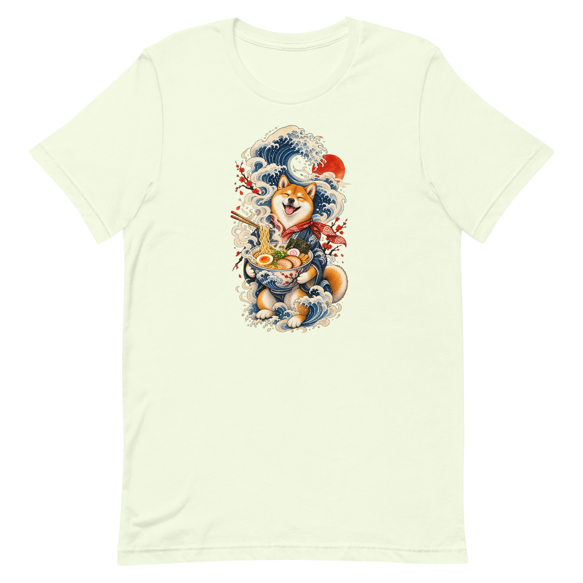 Shiba Inu Ramen Great Wave Japanese Food Art, Japanese Art Tee, Mythology Gift - Image 11