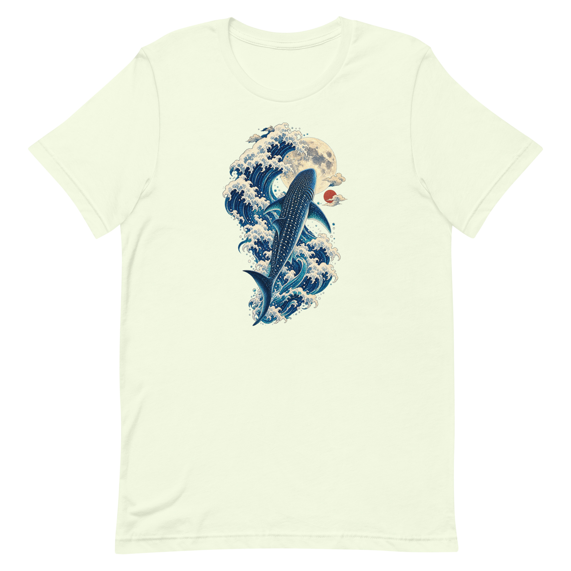 Whale Shark Great Wave Moon Japanese Art, Japanese Art Tee, Mythology Gift - Image 11