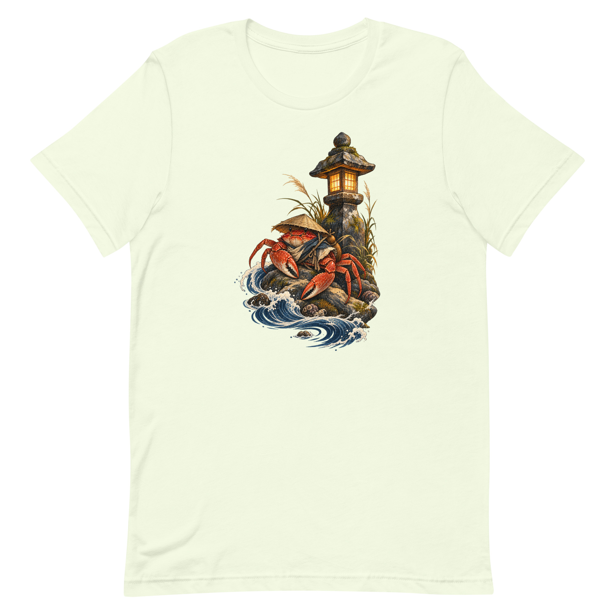 Crab Ronin Lantern Shore Japanese Art, Japanese Art Tee, Mythology Gift - Image 11