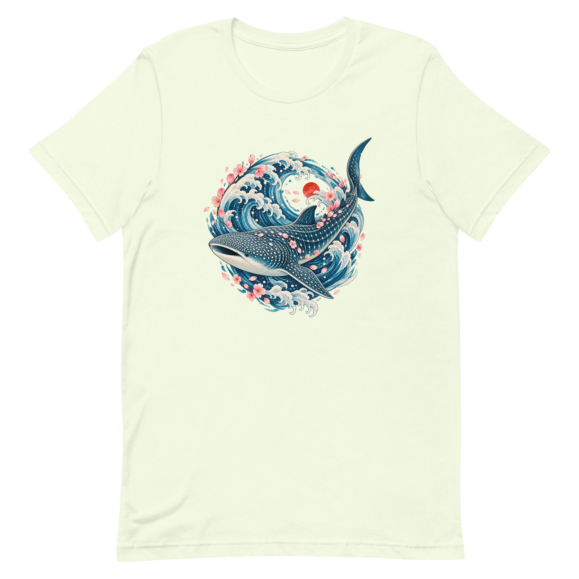 Whale Shark Sakura Current Japanese Art, Japanese Art Tee, Mythology Gift - Image 13