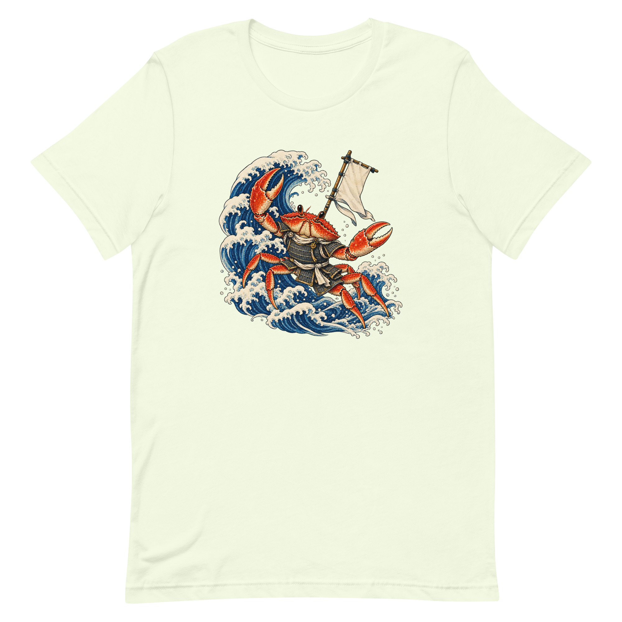 Samurai Crab Great Wave Japanese Warrior Art, Japanese Art Tee, Mythology Gift - Image 13