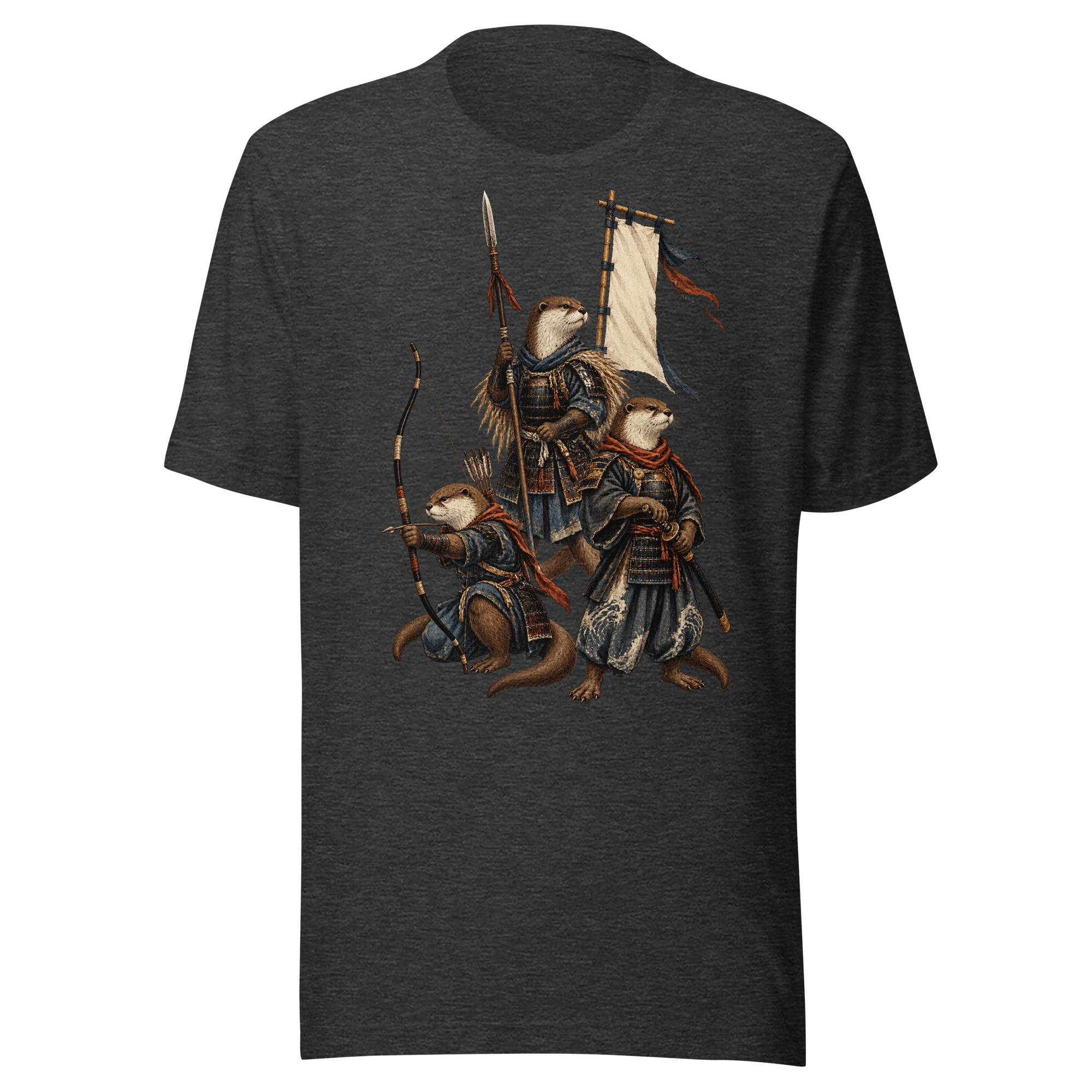 Three Otter Ronin Clan Japanese Samurai Animal Art - Image 5