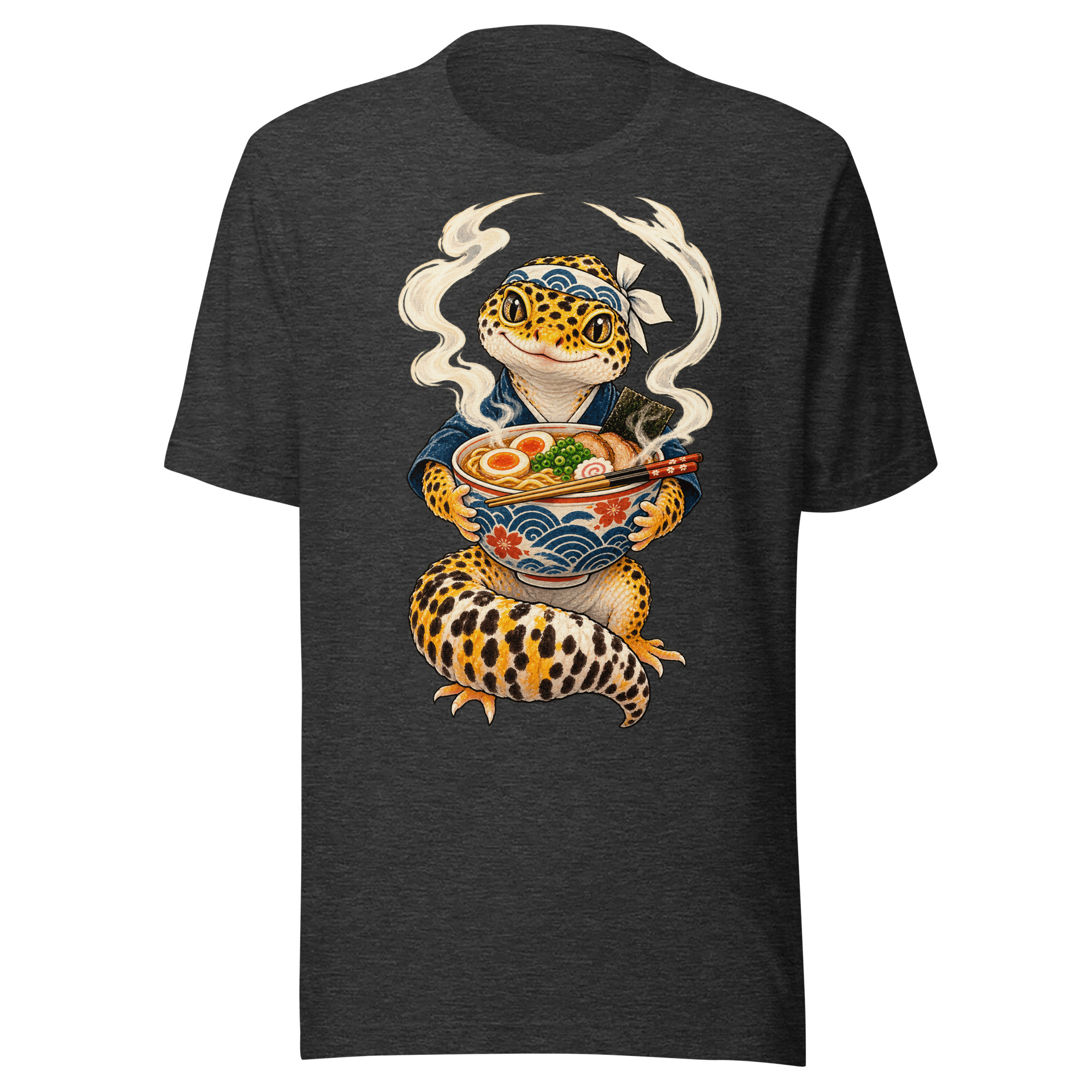 Gecko Ramen Noodle Chef Japanese Food Animal Art - Image 5
