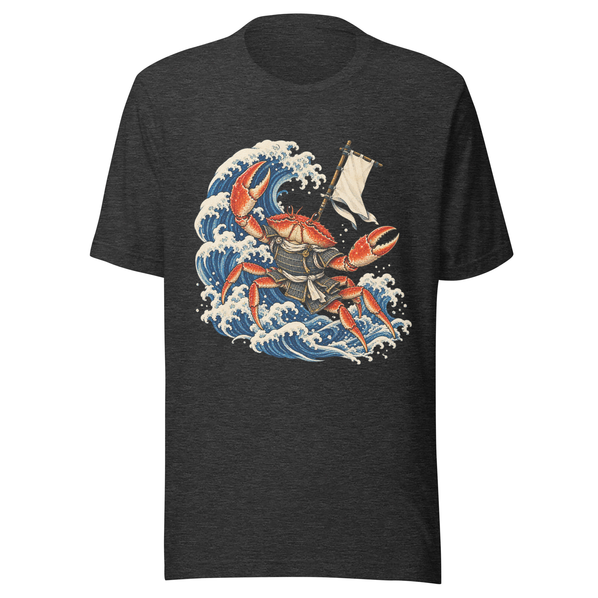 Samurai Crab Great Wave Japanese Warrior Art, Japanese Art Tee, Mythology Gift - Image 111