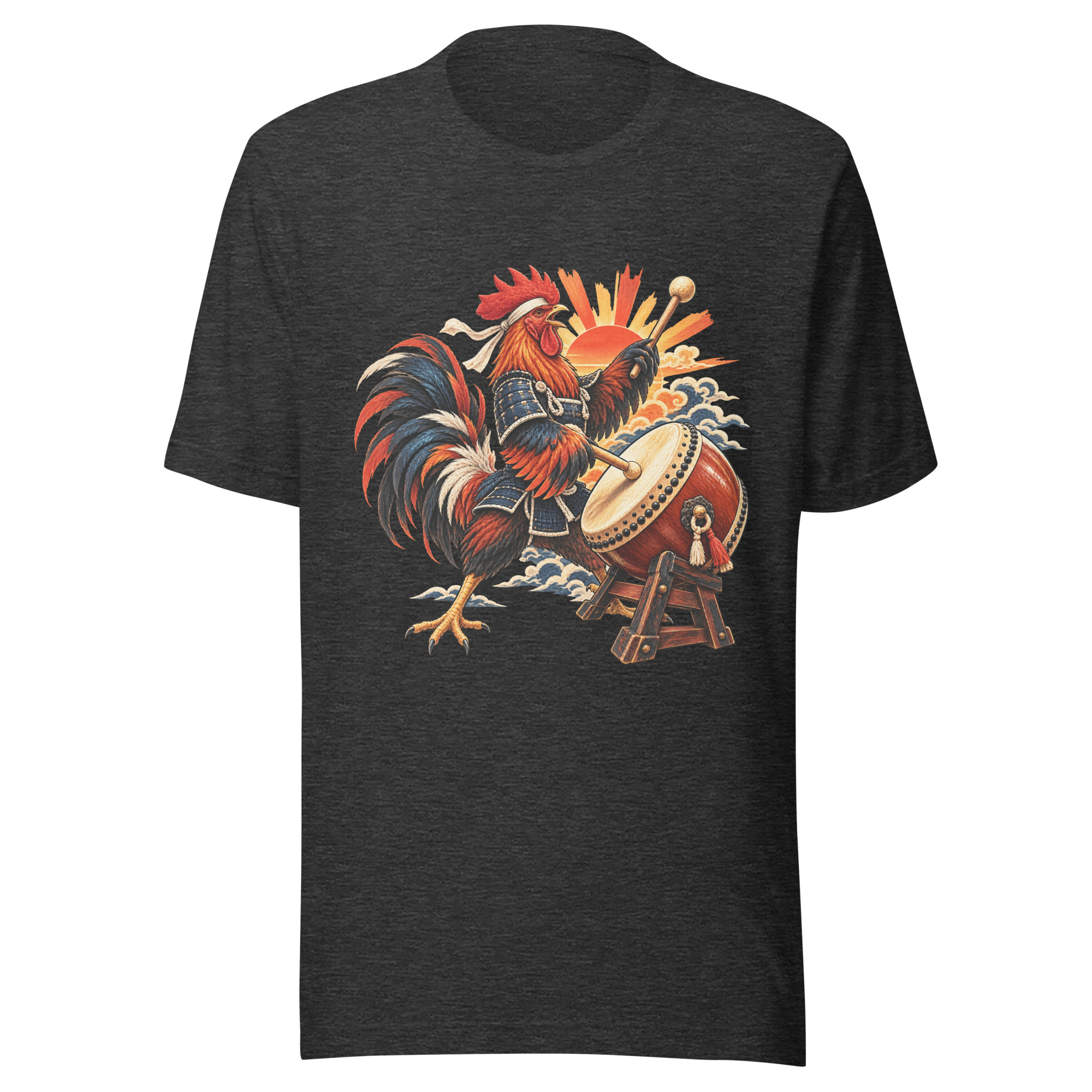 Rooster Samurai Taiko Drum Japanese Art, Japanese Art Tee, Mythology Gift - Image 111