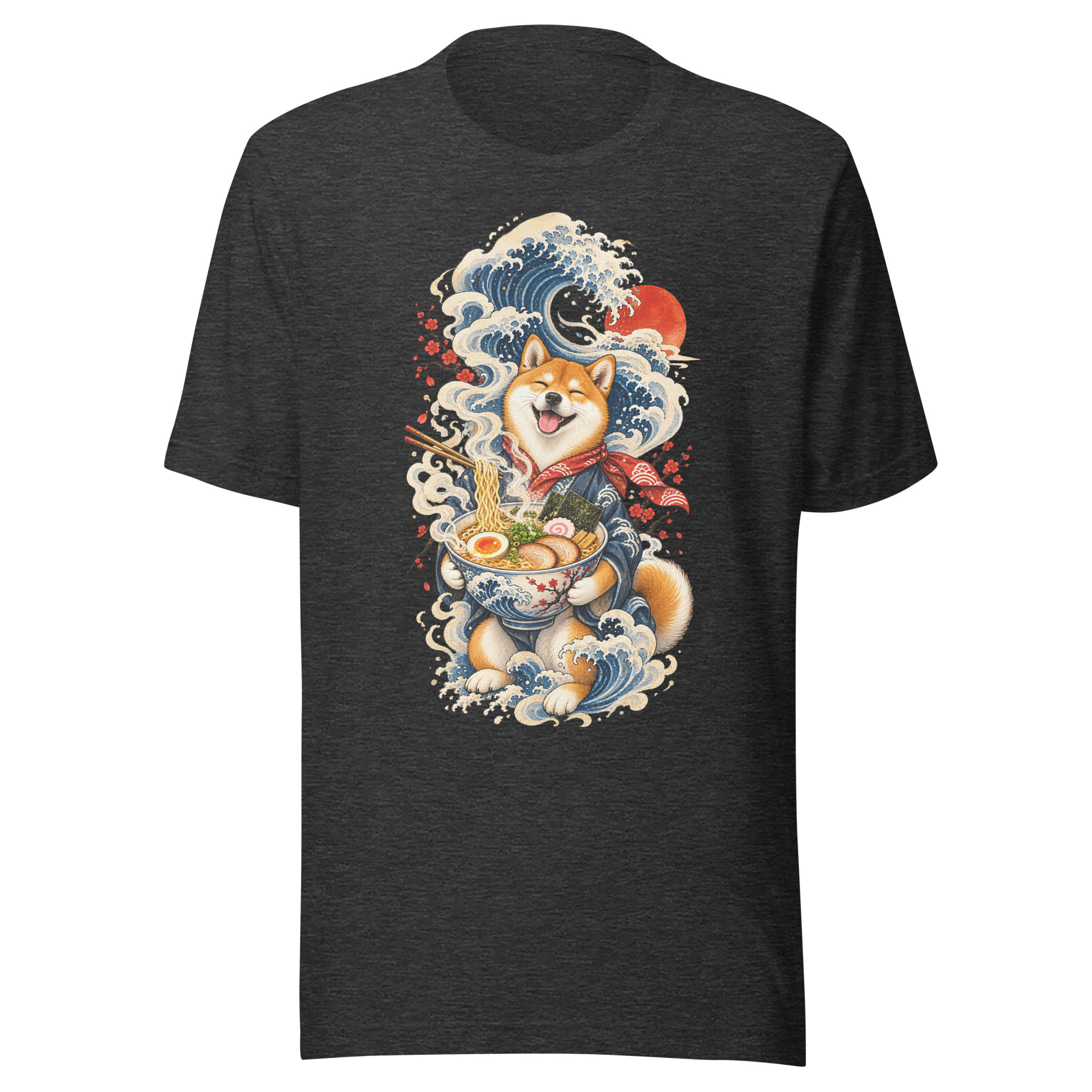 Shiba Inu Ramen Great Wave Japanese Food Art, Japanese Art Tee, Mythology Gift - Image 164