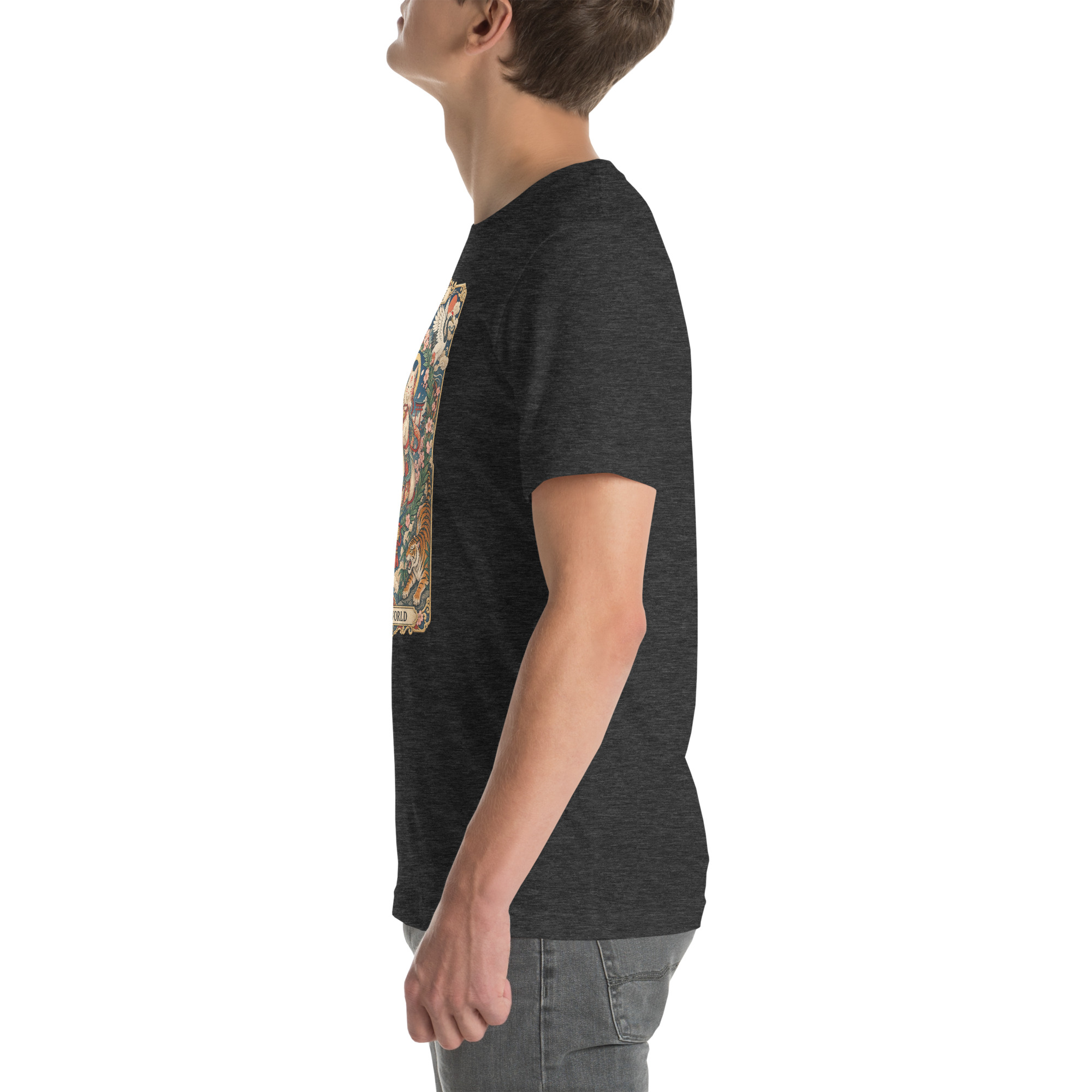 The World Shrine Cat Tarot Japanese Art T-Shirt - Image 114