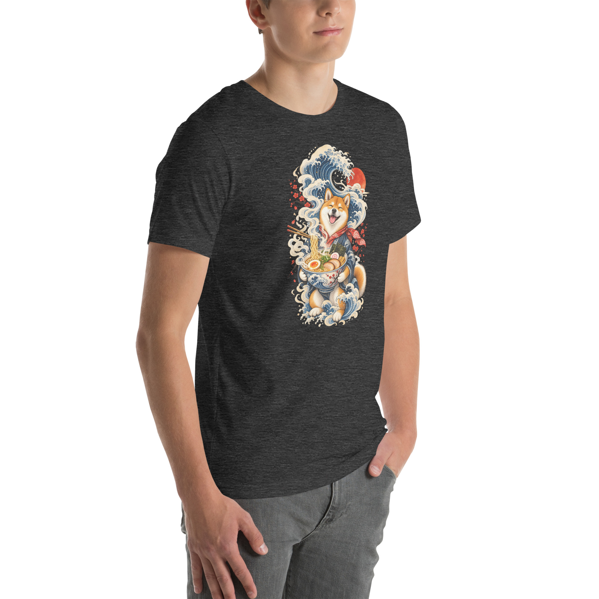 Shiba Inu Ramen Great Wave Japanese Food Art, Japanese Art Tee, Mythology Gift - Image 142