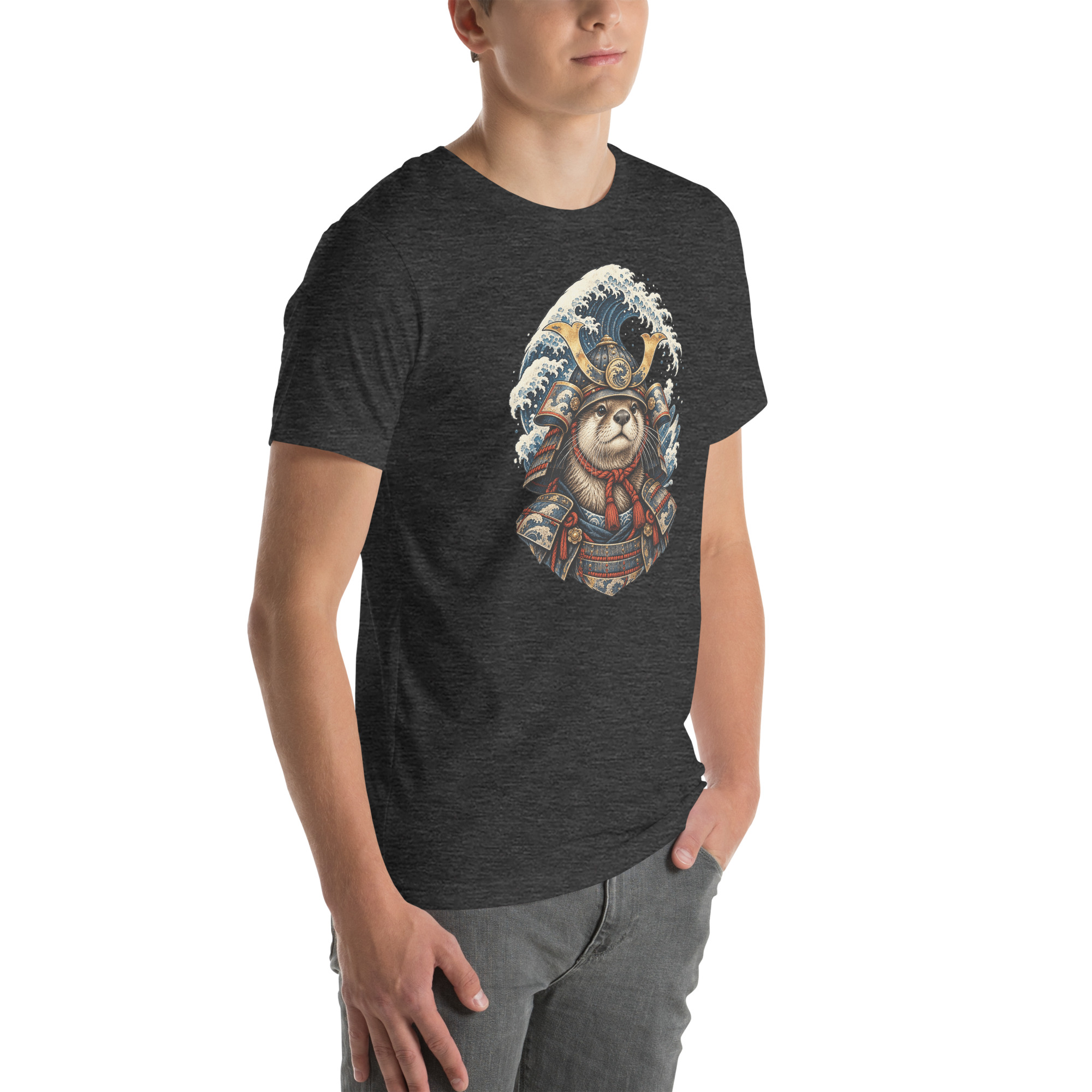Otter Kabuto Great Wave Japanese Samurai Animal Art - Image 39