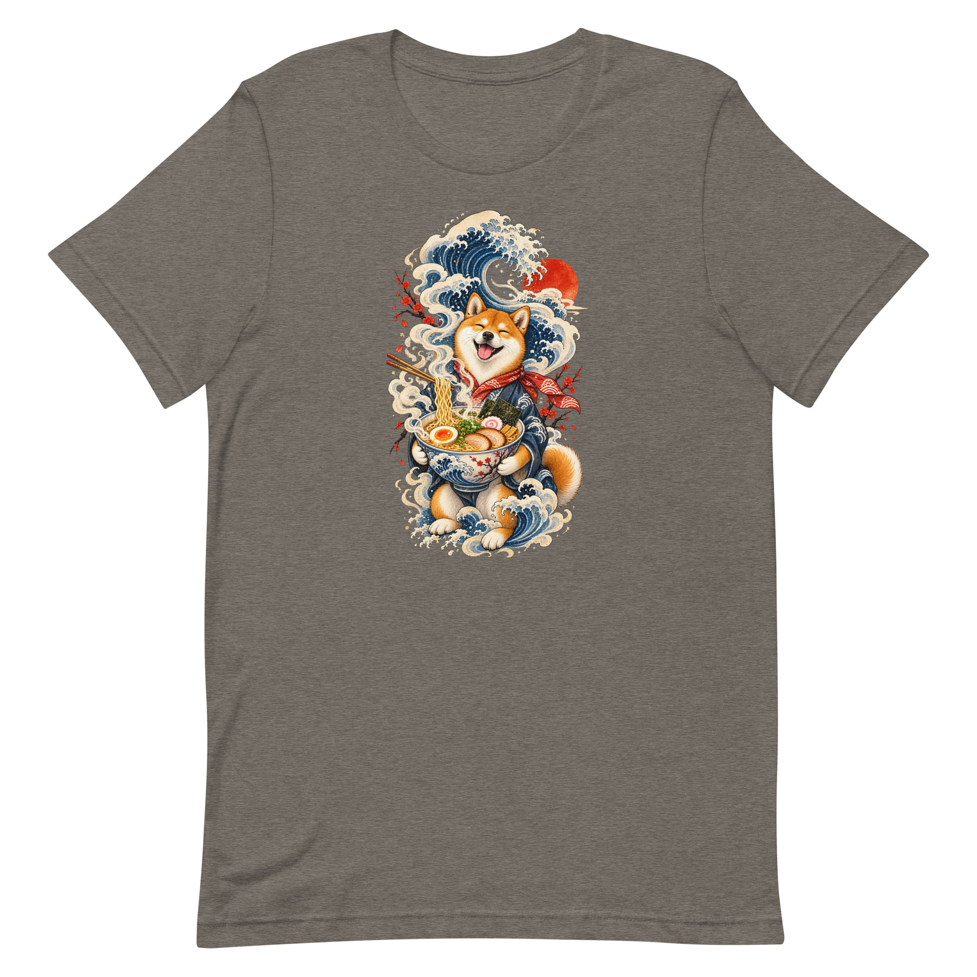 Shiba Inu Ramen Great Wave Japanese Food Art, Japanese Art Tee, Mythology Gift - Image 84