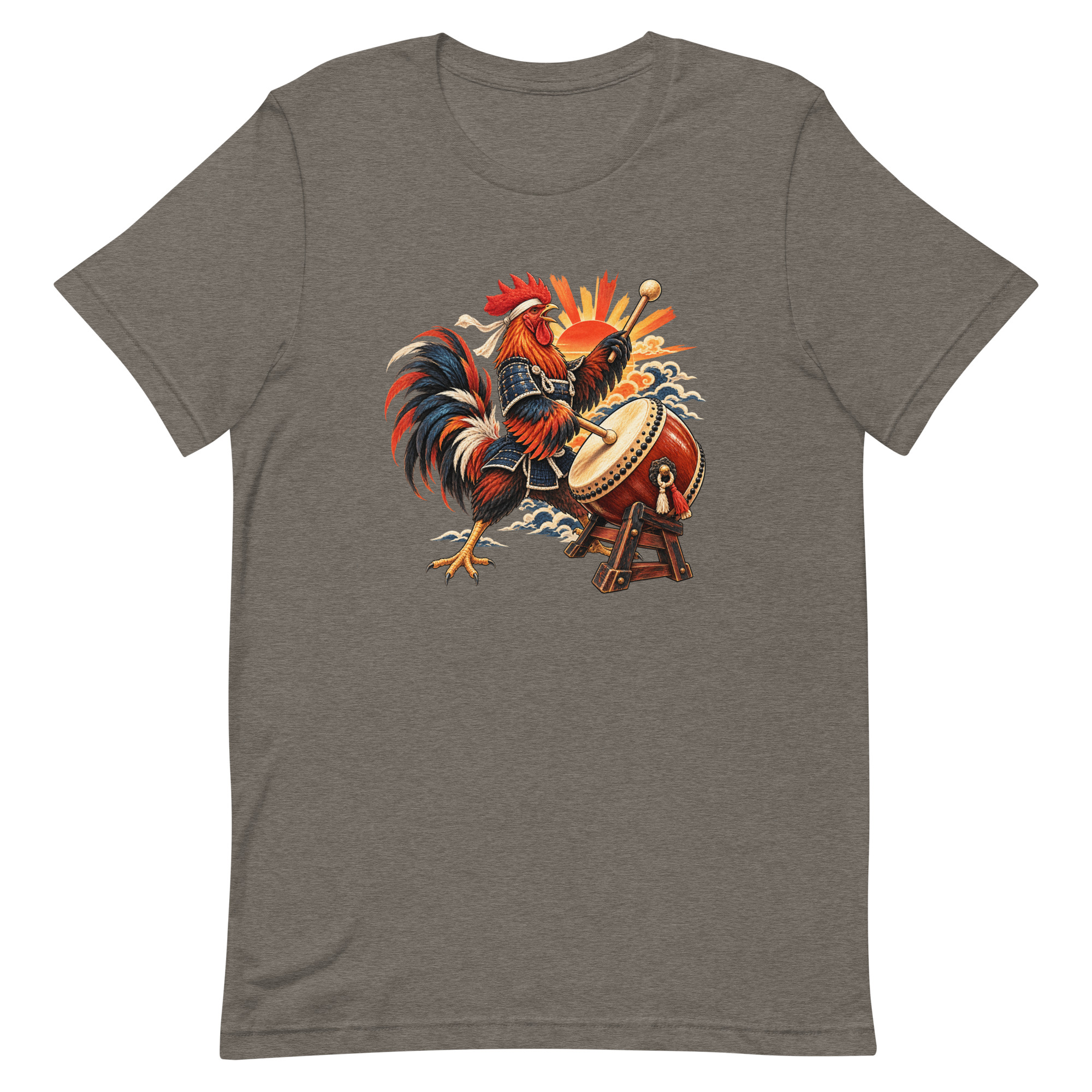 Rooster Samurai Taiko Drum Japanese Art, Japanese Art Tee, Mythology Gift - Image 86