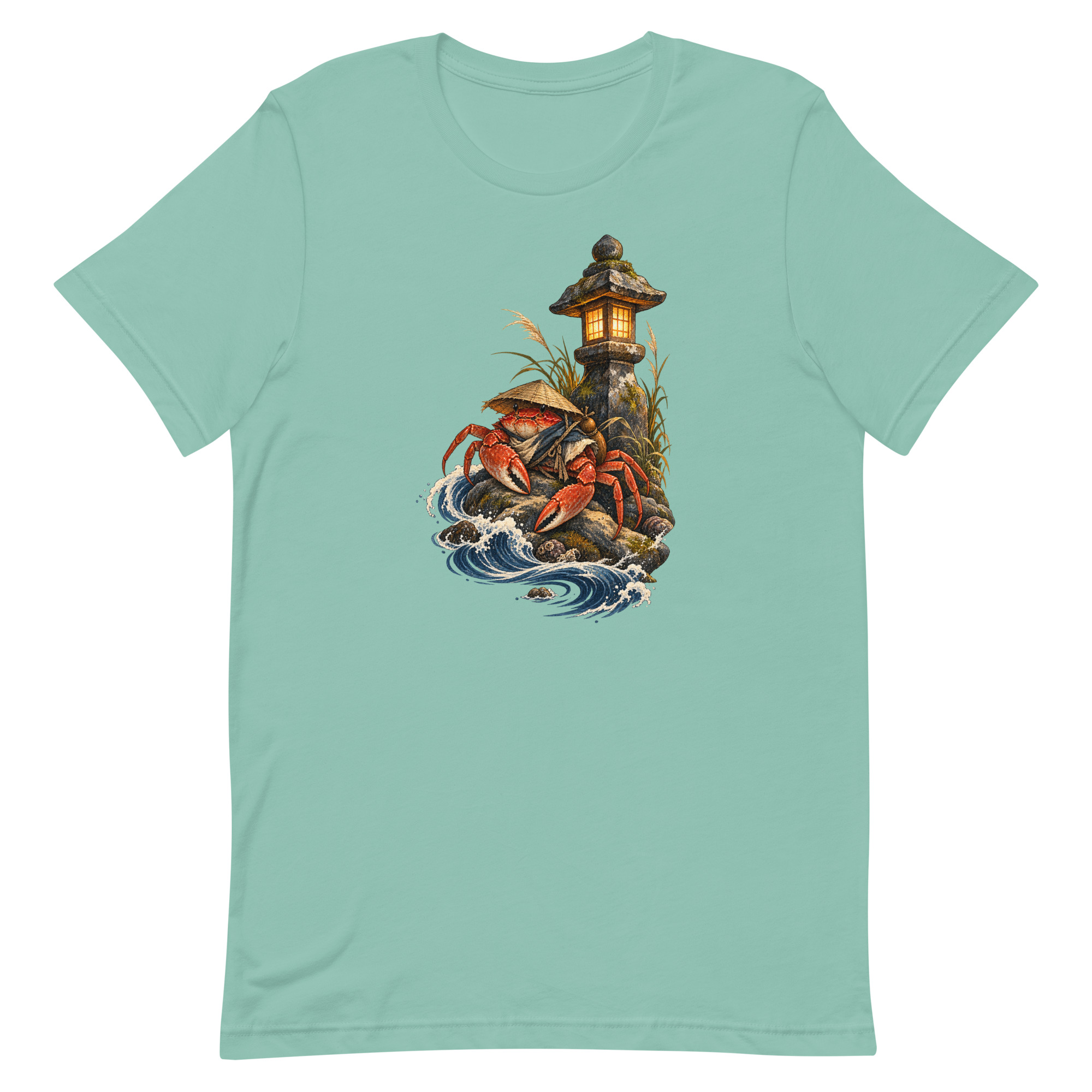 Crab Ronin Lantern Shore Japanese Art, Japanese Art Tee, Mythology Gift - Image 12