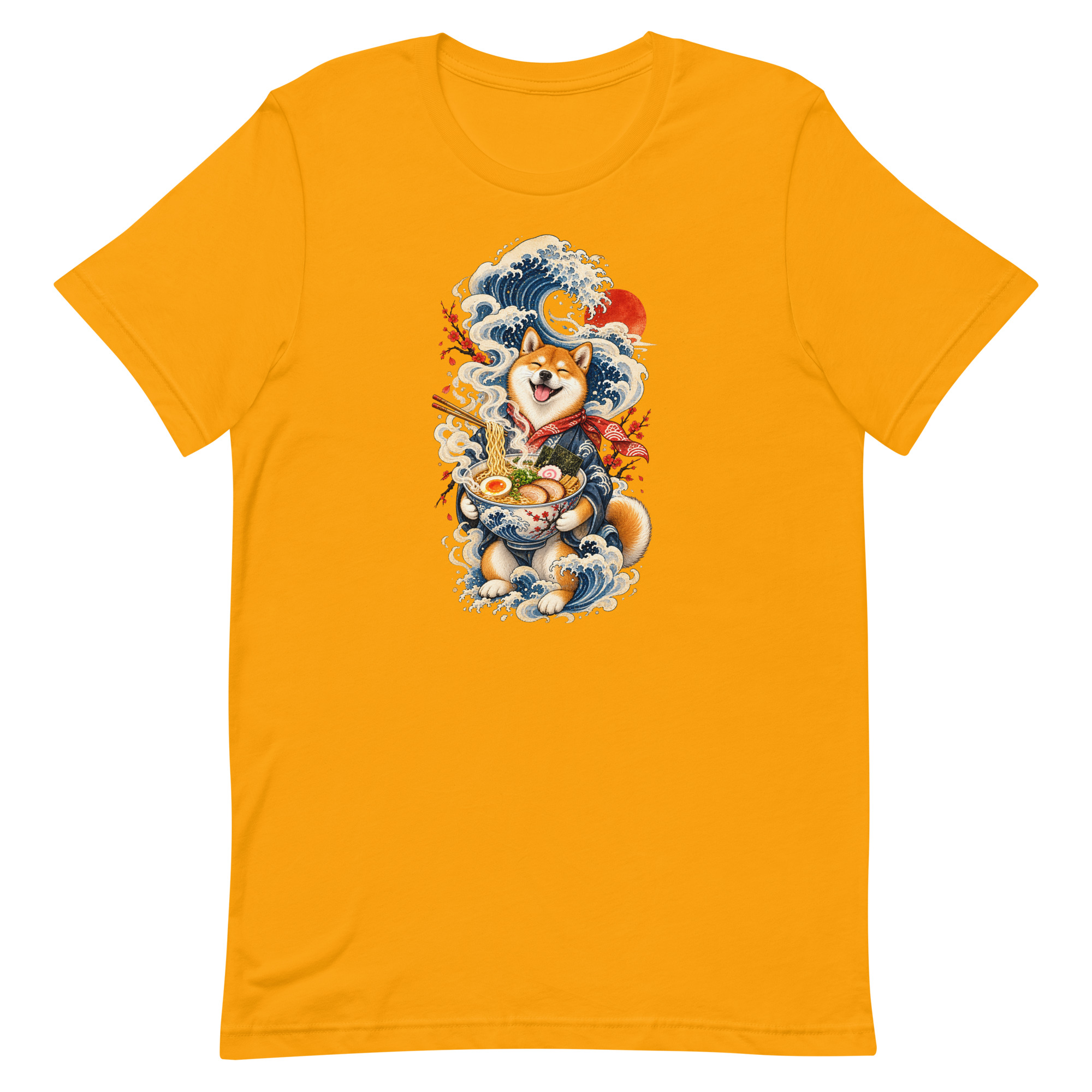 Shiba Inu Ramen Great Wave Japanese Food Art, Japanese Art Tee, Mythology Gift - Image 14