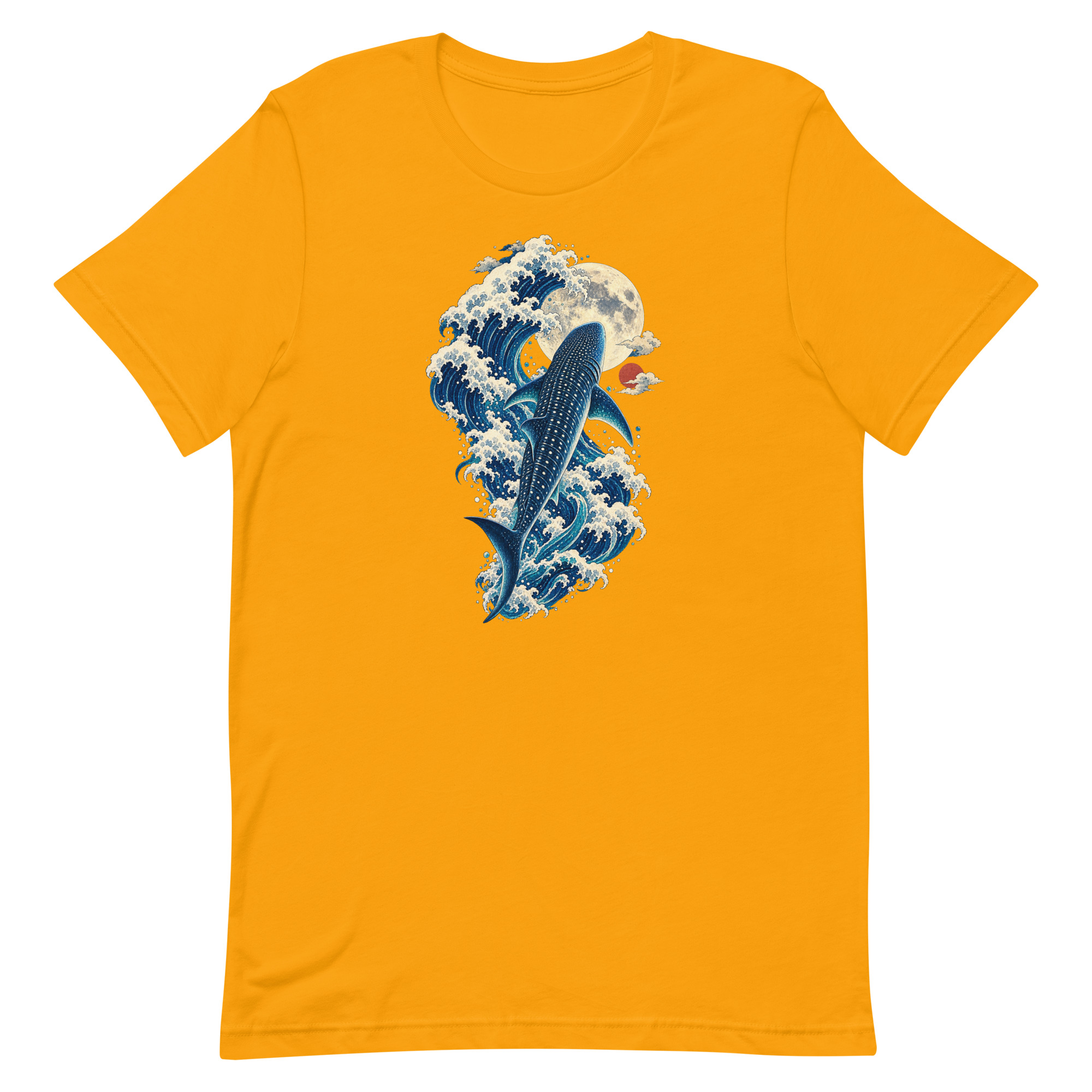 Whale Shark Great Wave Moon Japanese Art, Japanese Art Tee, Mythology Gift - Image 14