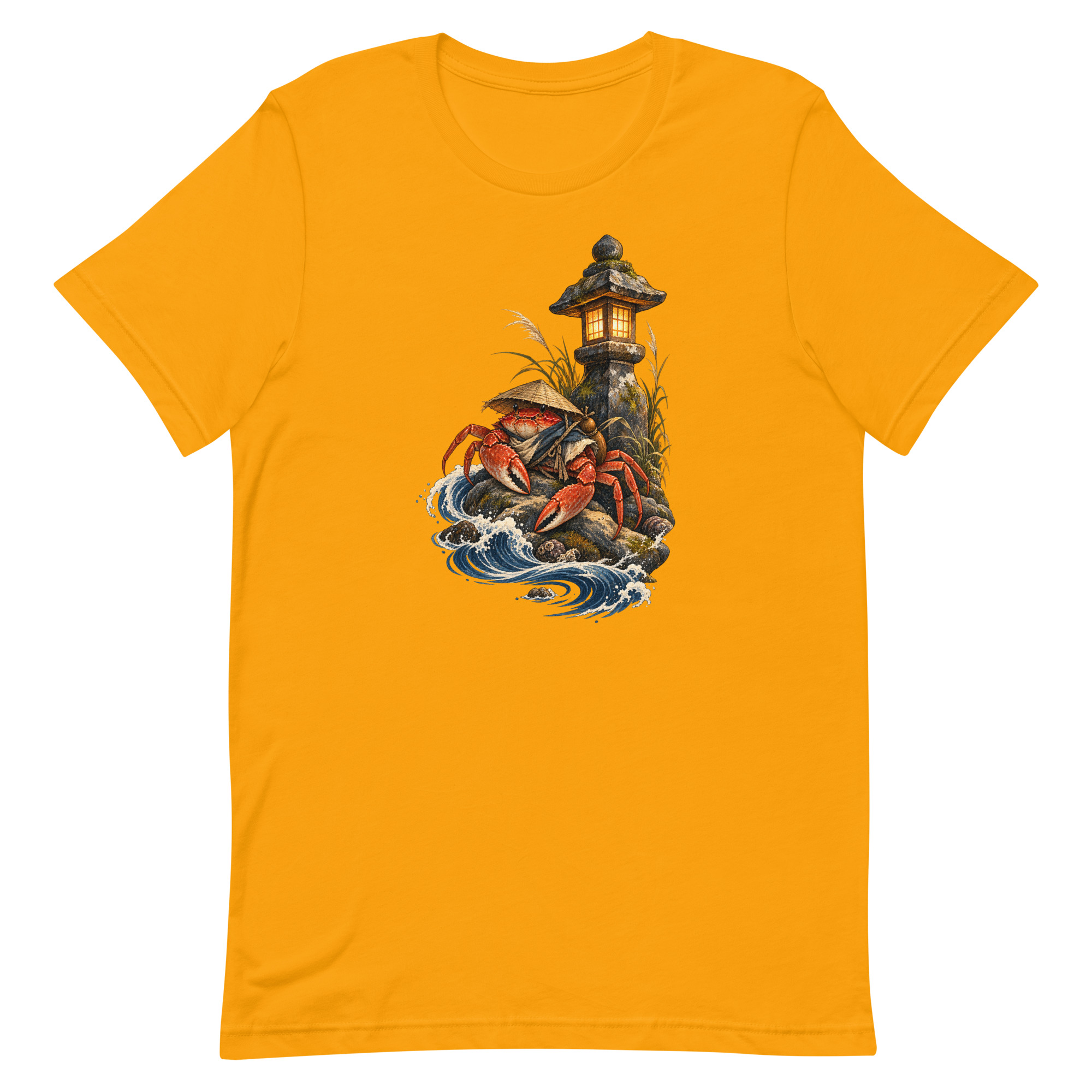 Crab Ronin Lantern Shore Japanese Art, Japanese Art Tee, Mythology Gift - Image 14