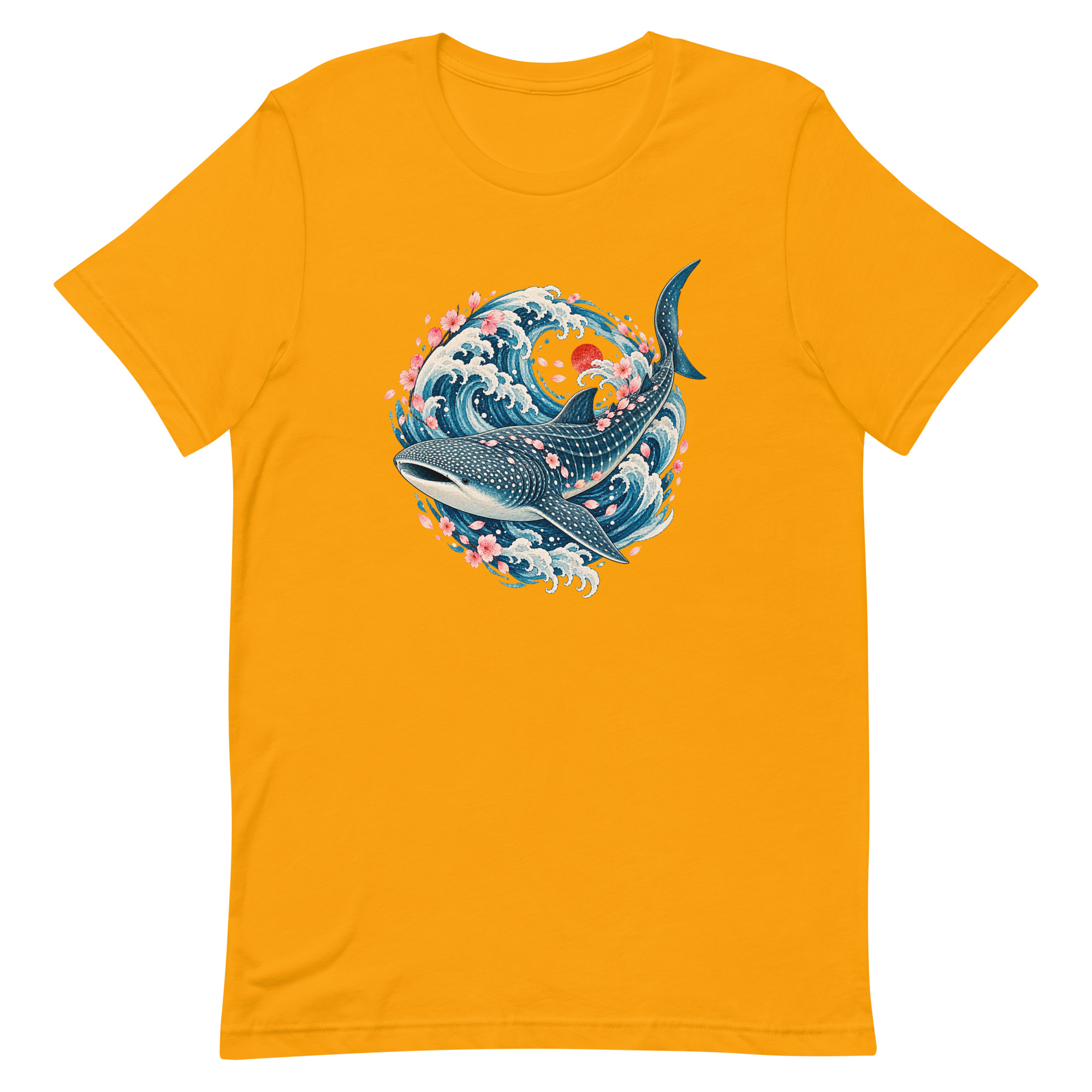 Whale Shark Sakura Current Japanese Art, Japanese Art Tee, Mythology Gift - Image 16