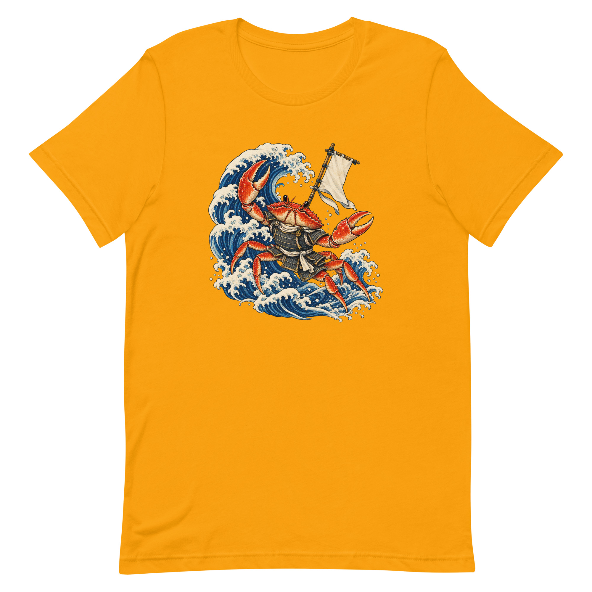 Samurai Crab Great Wave Japanese Warrior Art, Japanese Art Tee, Mythology Gift - Image 16
