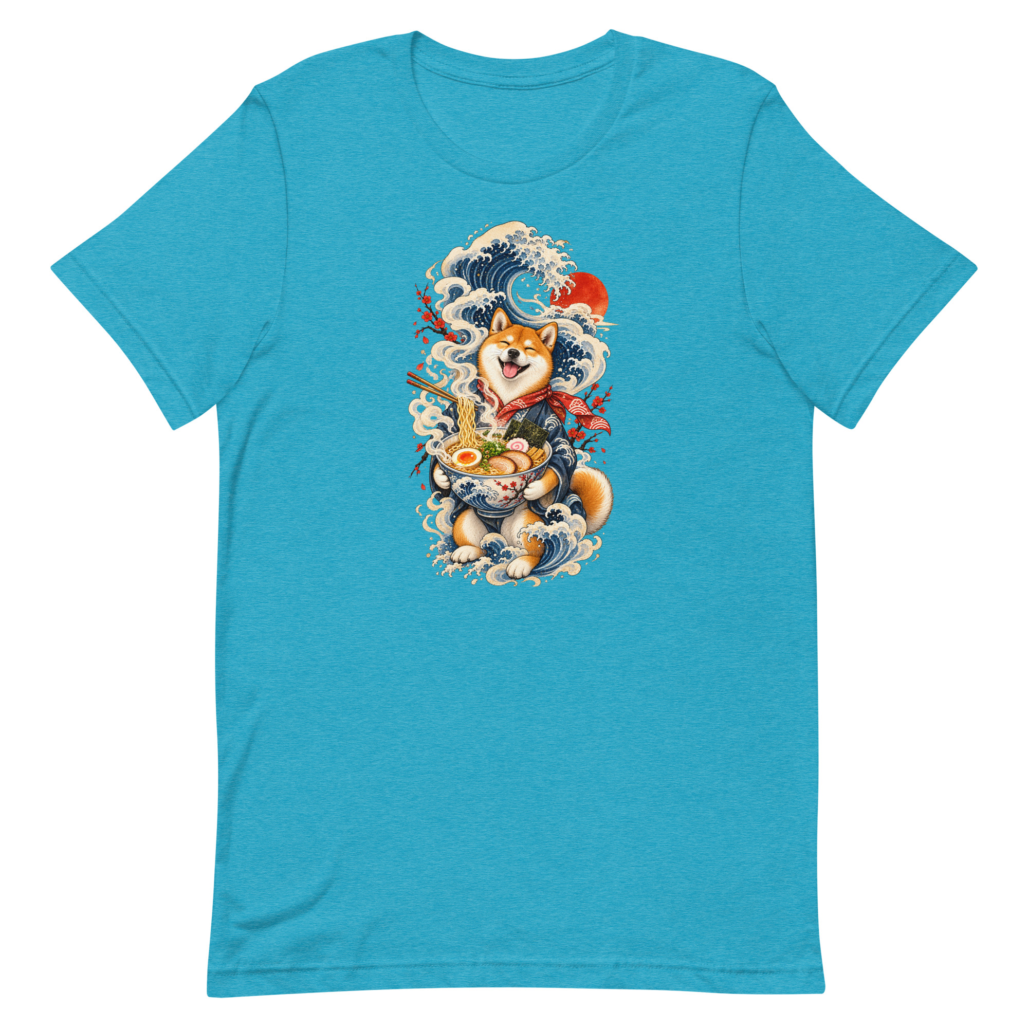 Shiba Inu Ramen Great Wave Japanese Food Art, Japanese Art Tee, Mythology Gift - Image 79