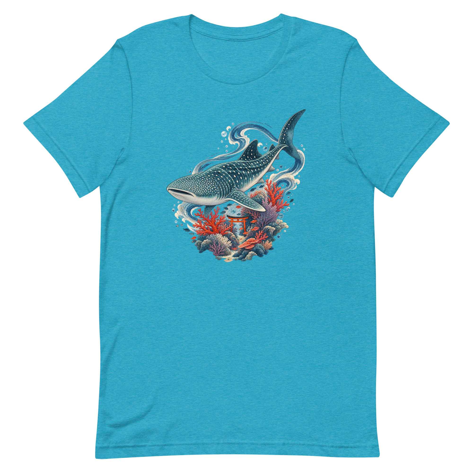 Whale Shark Torii Coral Garden Japanese Art, Japanese Art Tee, Mythology Gift - Image 81