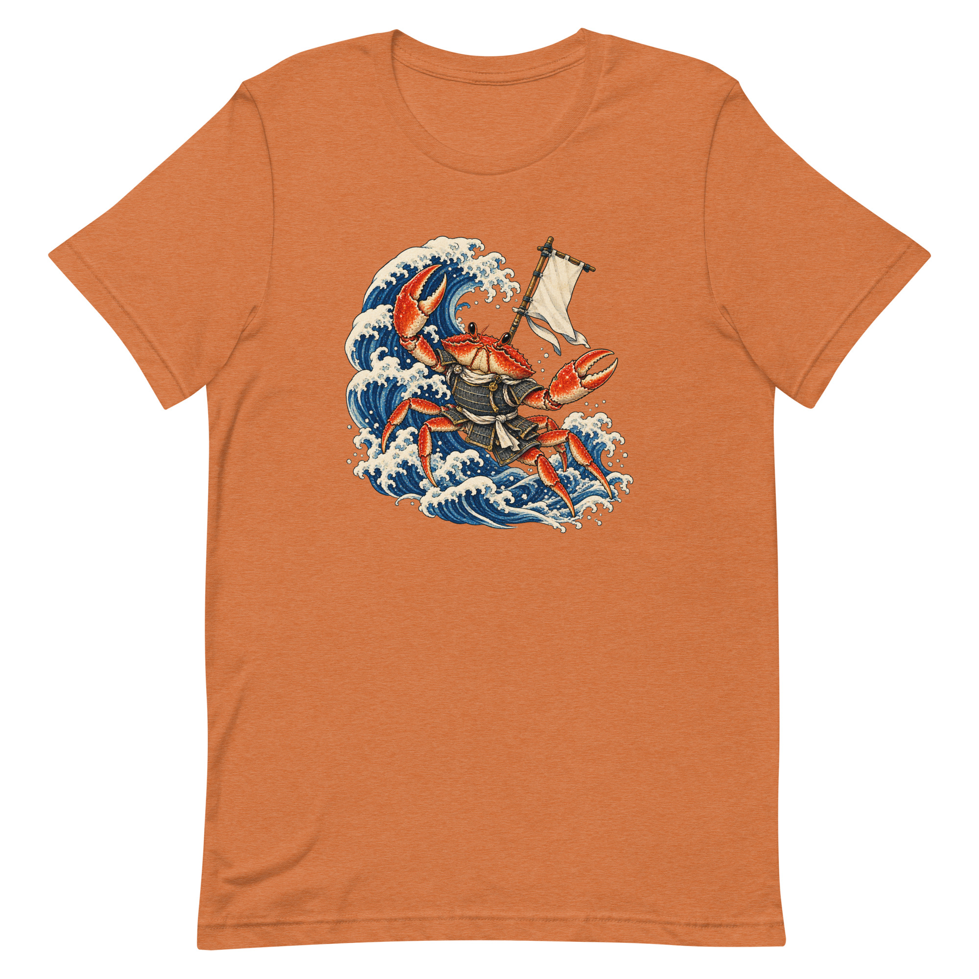 Samurai Crab Great Wave Japanese Warrior Art, Japanese Art Tee, Mythology Gift - Image 87
