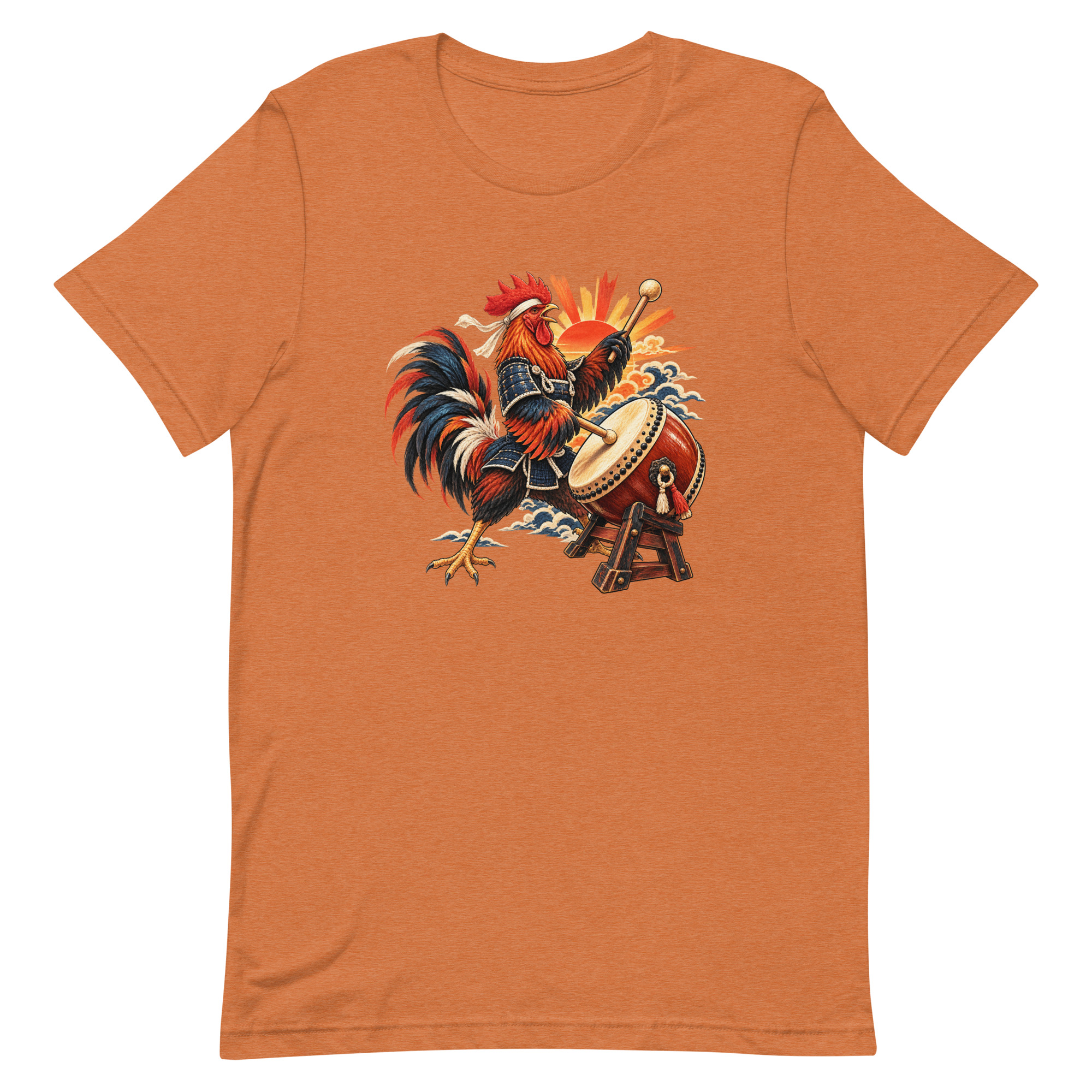 Rooster Samurai Taiko Drum Japanese Art, Japanese Art Tee, Mythology Gift - Image 87