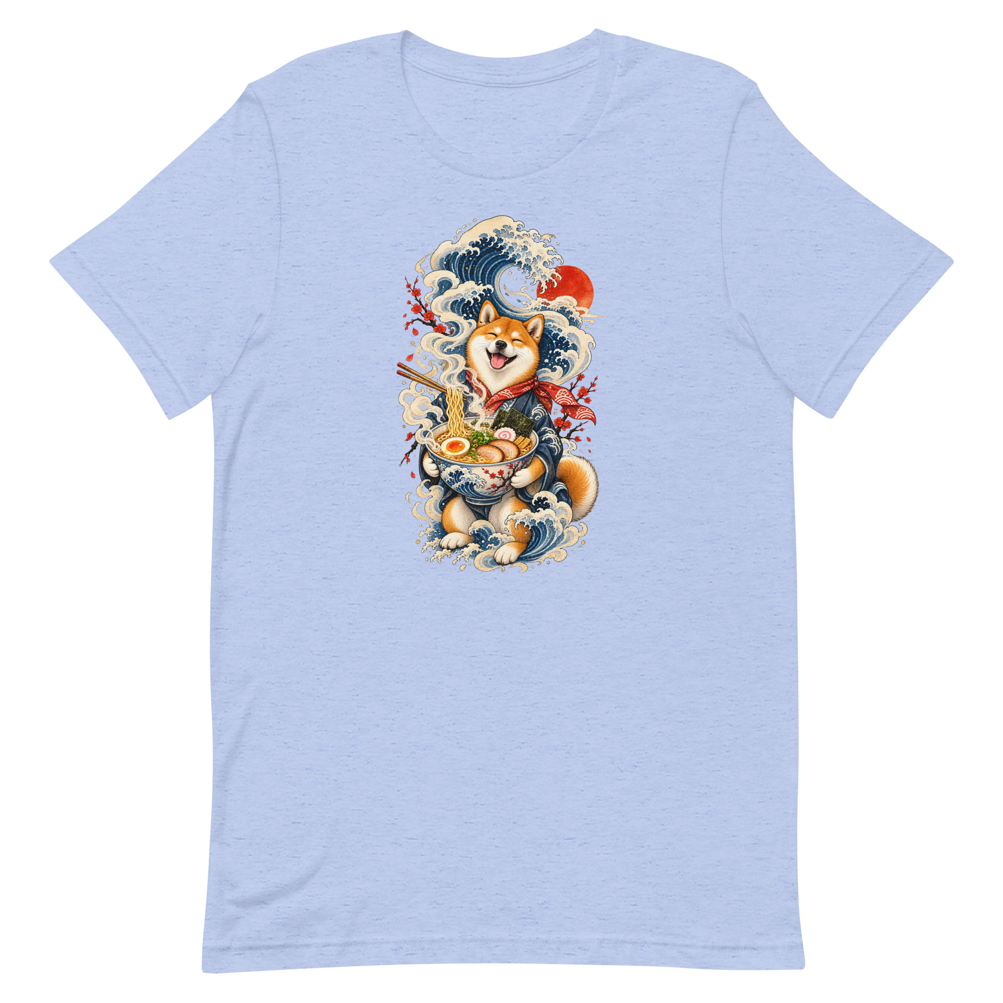 Shiba Inu Ramen Great Wave Japanese Food Art, Japanese Art Tee, Mythology Gift - Image 15