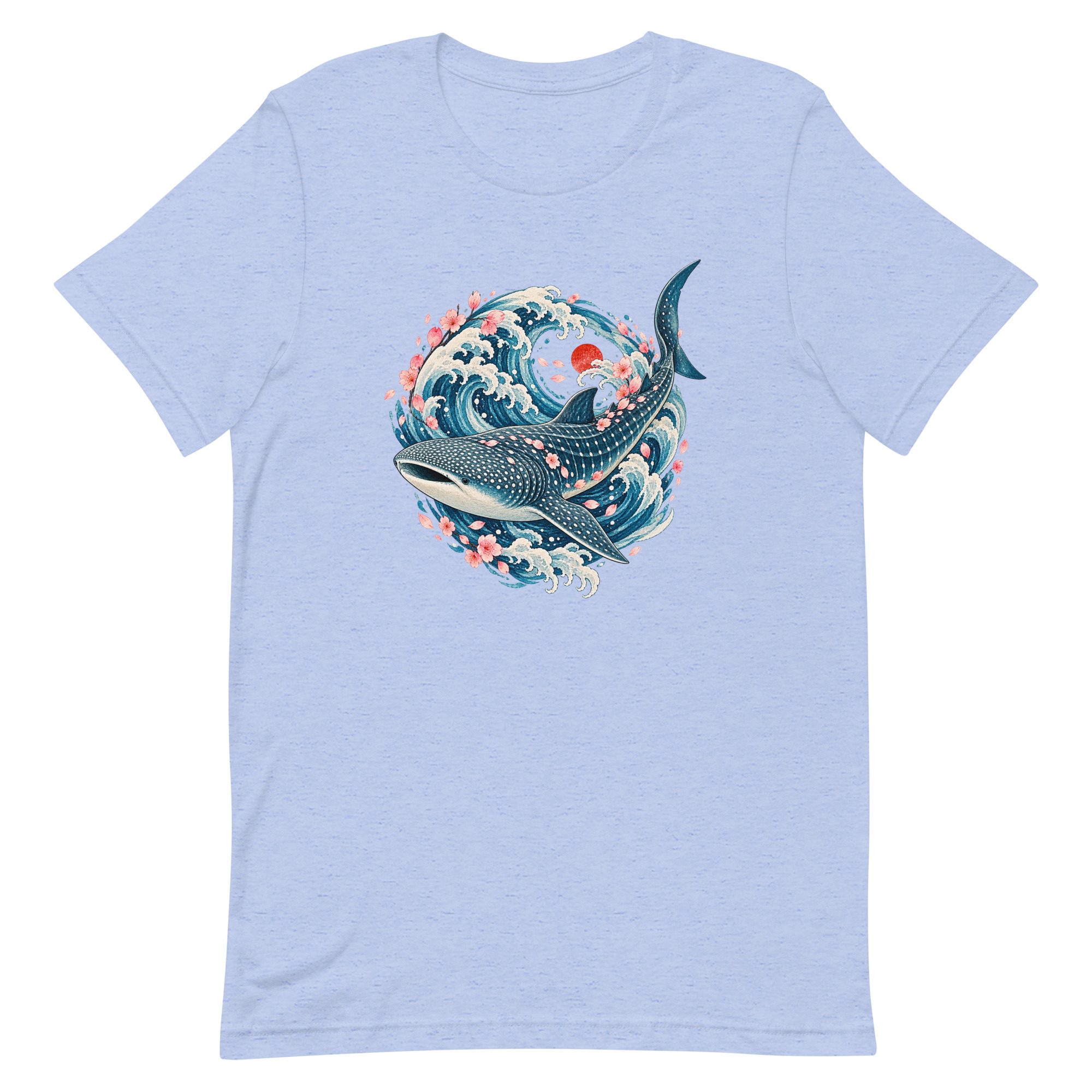 Whale Shark Sakura Current Japanese Art, Japanese Art Tee, Mythology Gift - Image 17