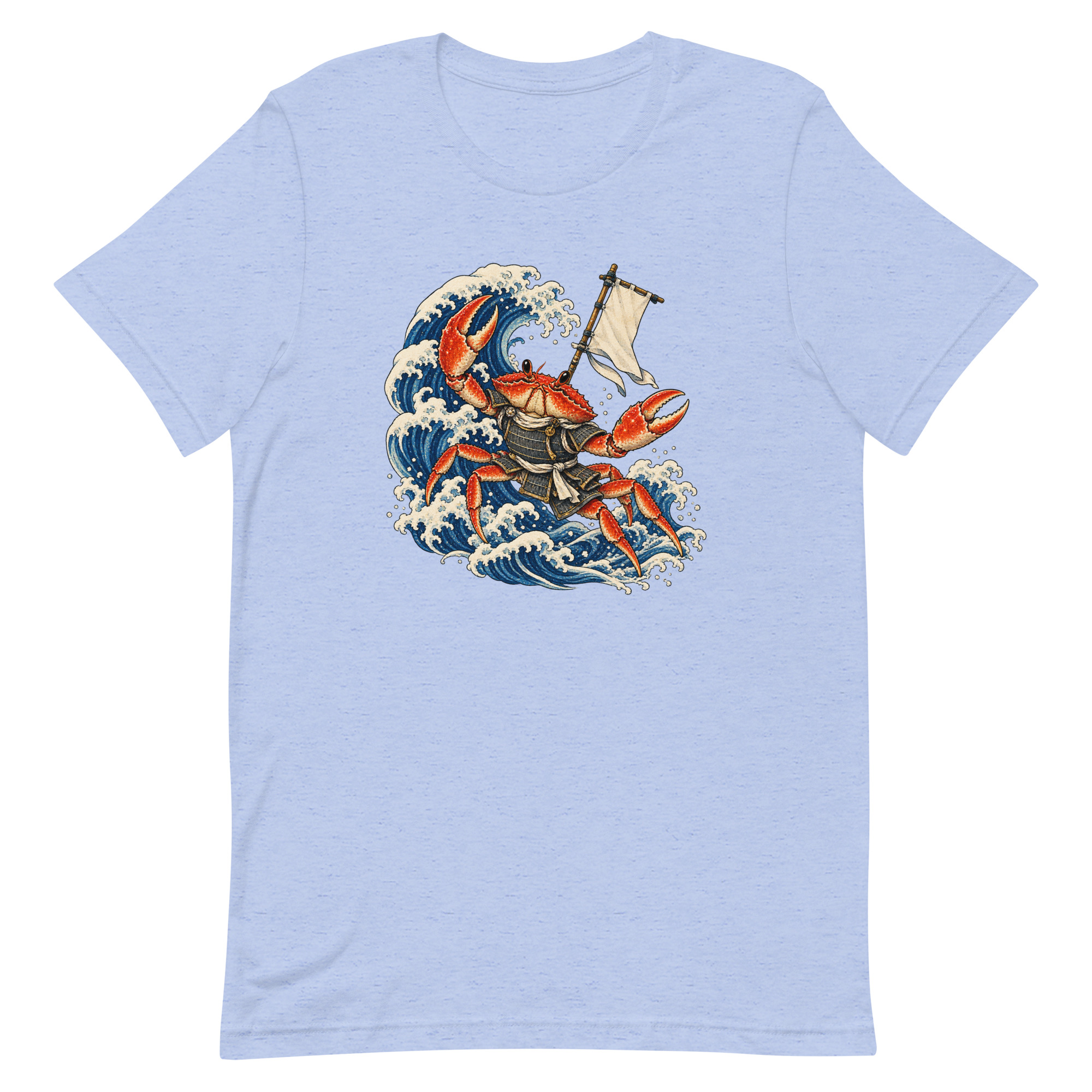 Samurai Crab Great Wave Japanese Warrior Art, Japanese Art Tee, Mythology Gift - Image 17