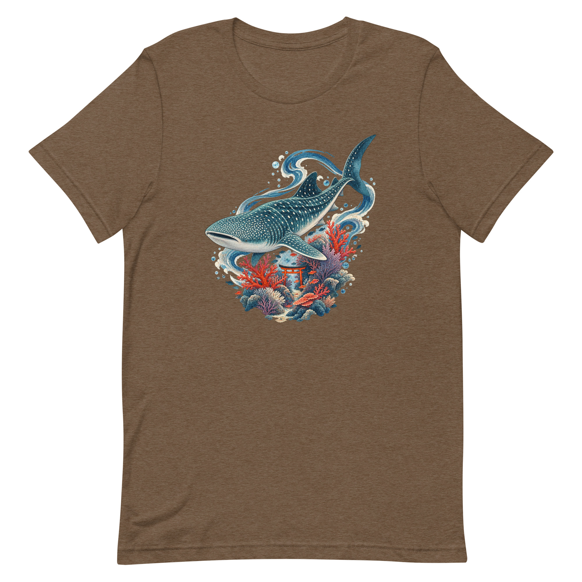 Whale Shark Torii Coral Garden Japanese Art, Japanese Art Tee, Mythology Gift - Image 90