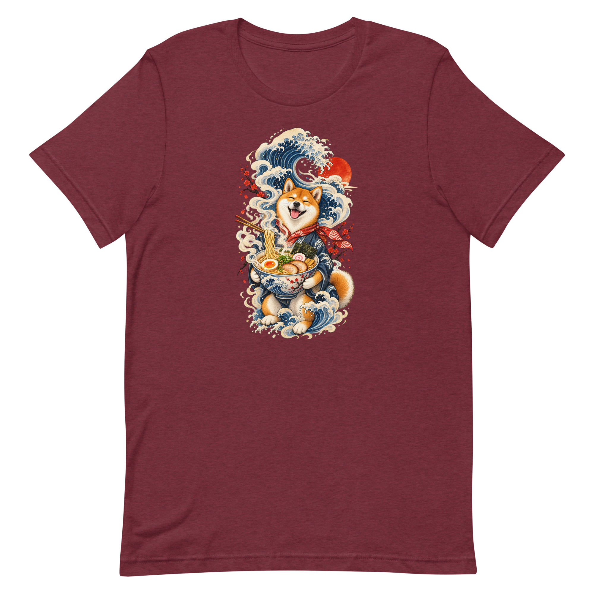 Shiba Inu Ramen Great Wave Japanese Food Art, Japanese Art Tee, Mythology Gift - Image 16