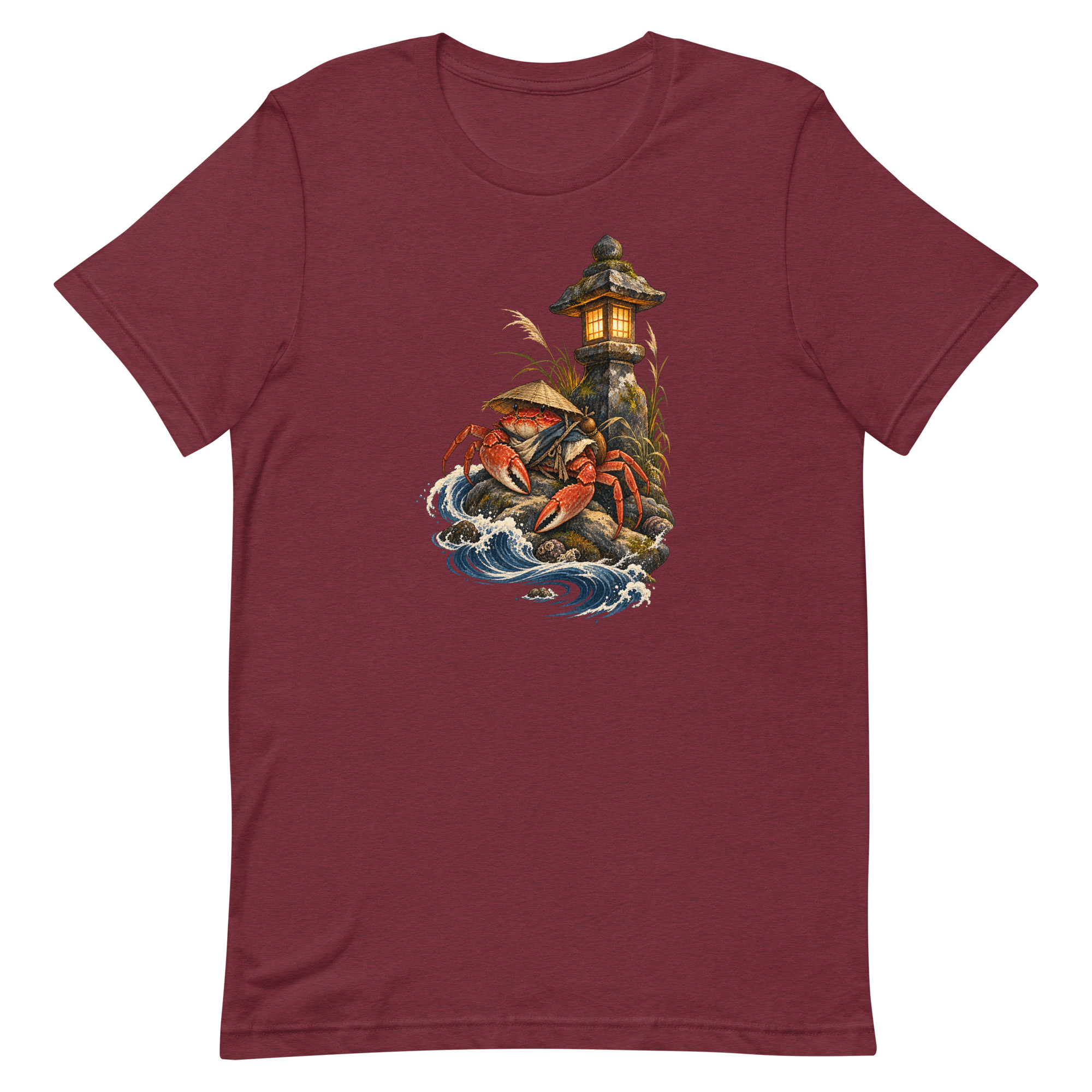 Crab Ronin Lantern Shore Japanese Art, Japanese Art Tee, Mythology Gift - Image 16