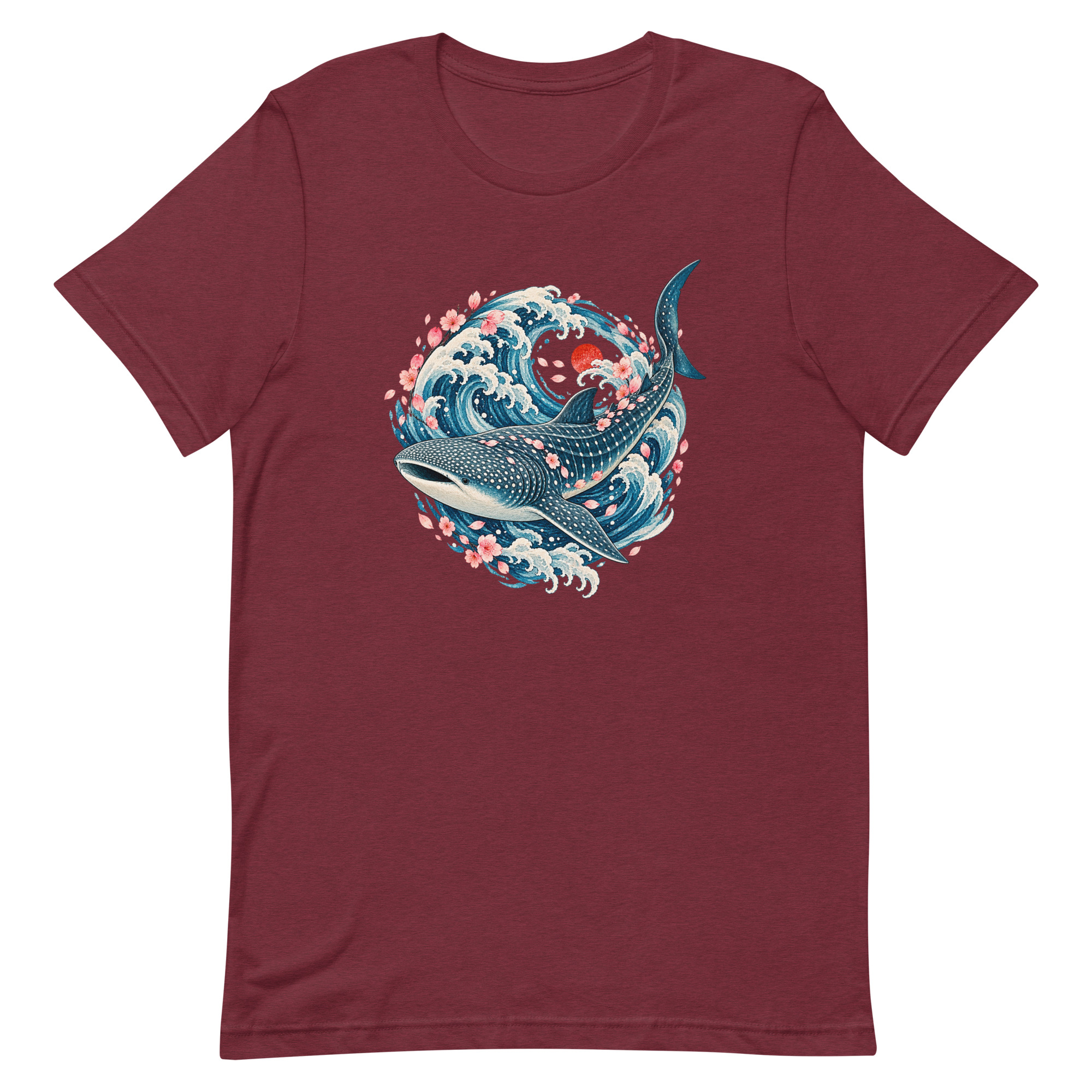 Whale Shark Sakura Current Japanese Art, Japanese Art Tee, Mythology Gift - Image 18