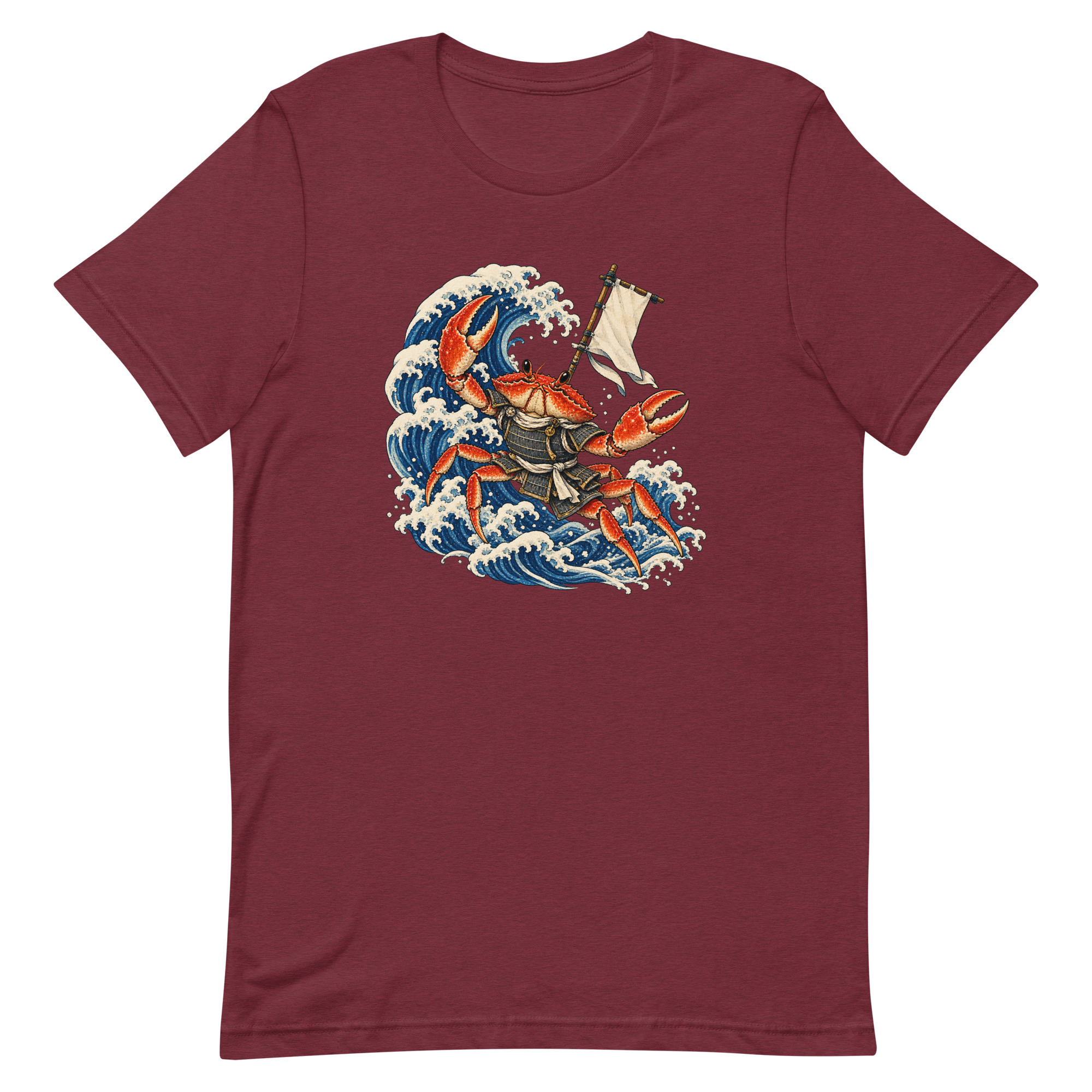 Samurai Crab Great Wave Japanese Warrior Art, Japanese Art Tee, Mythology Gift - Image 18