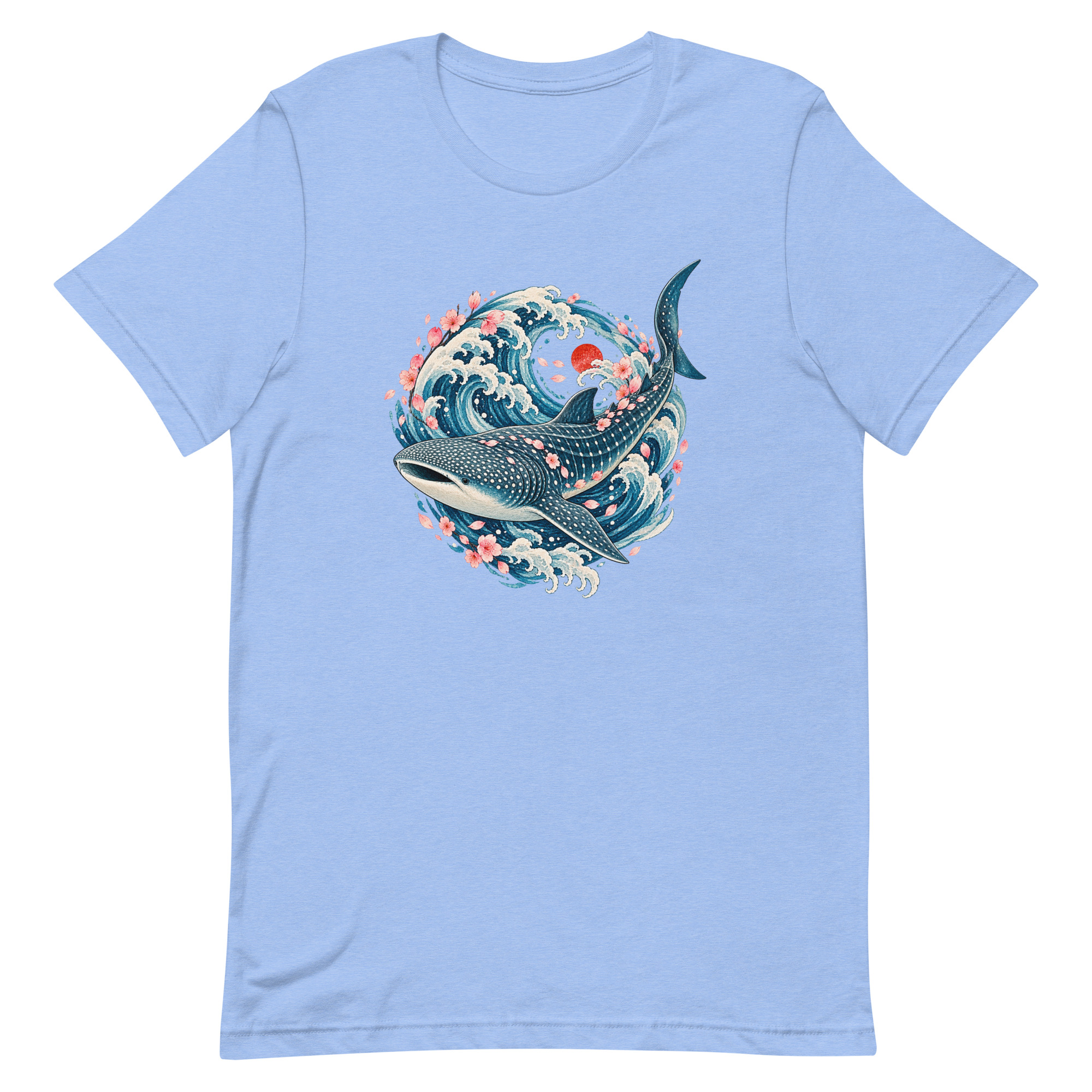 Whale Shark Sakura Current Japanese Art, Japanese Art Tee, Mythology Gift - Image 93