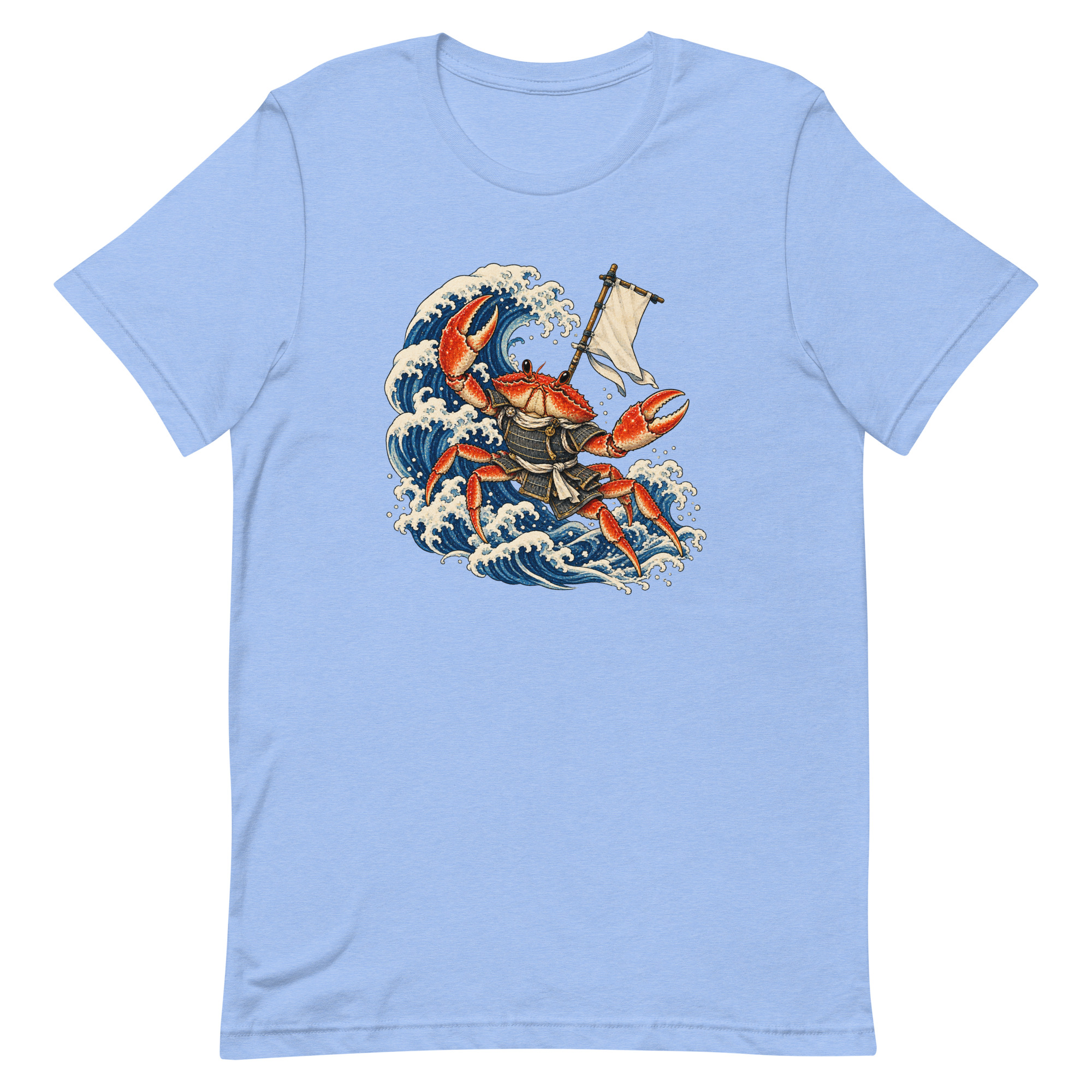 Samurai Crab Great Wave Japanese Warrior Art, Japanese Art Tee, Mythology Gift - Image 93