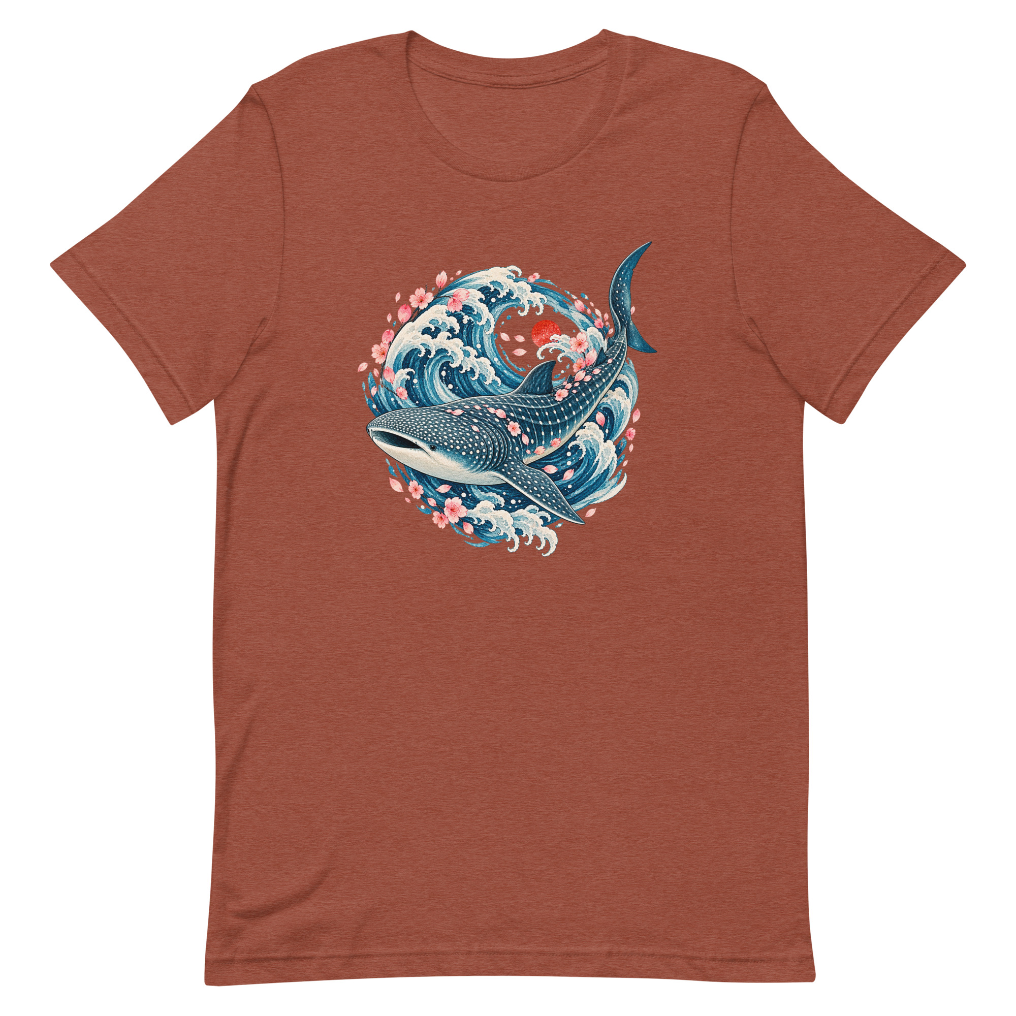 Whale Shark Sakura Current Japanese Art, Japanese Art Tee, Mythology Gift - Image 82