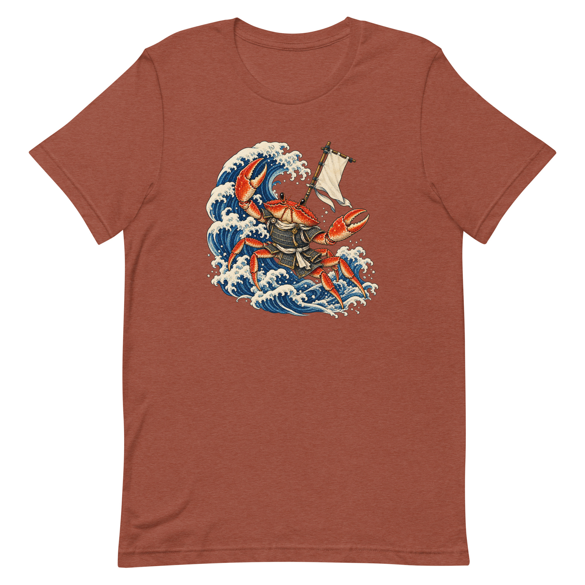 Samurai Crab Great Wave Japanese Warrior Art, Japanese Art Tee, Mythology Gift - Image 82
